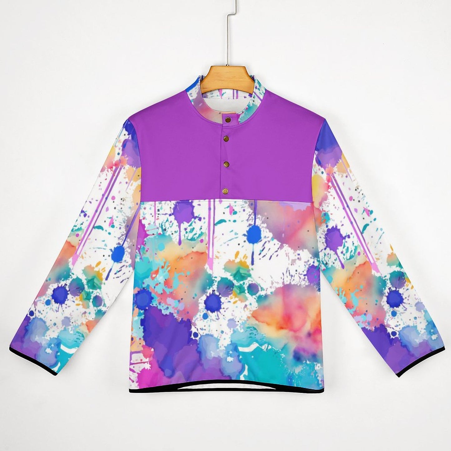 210gsm Plush Stand Collar Sweatshirt BAL (All-Over Printing)