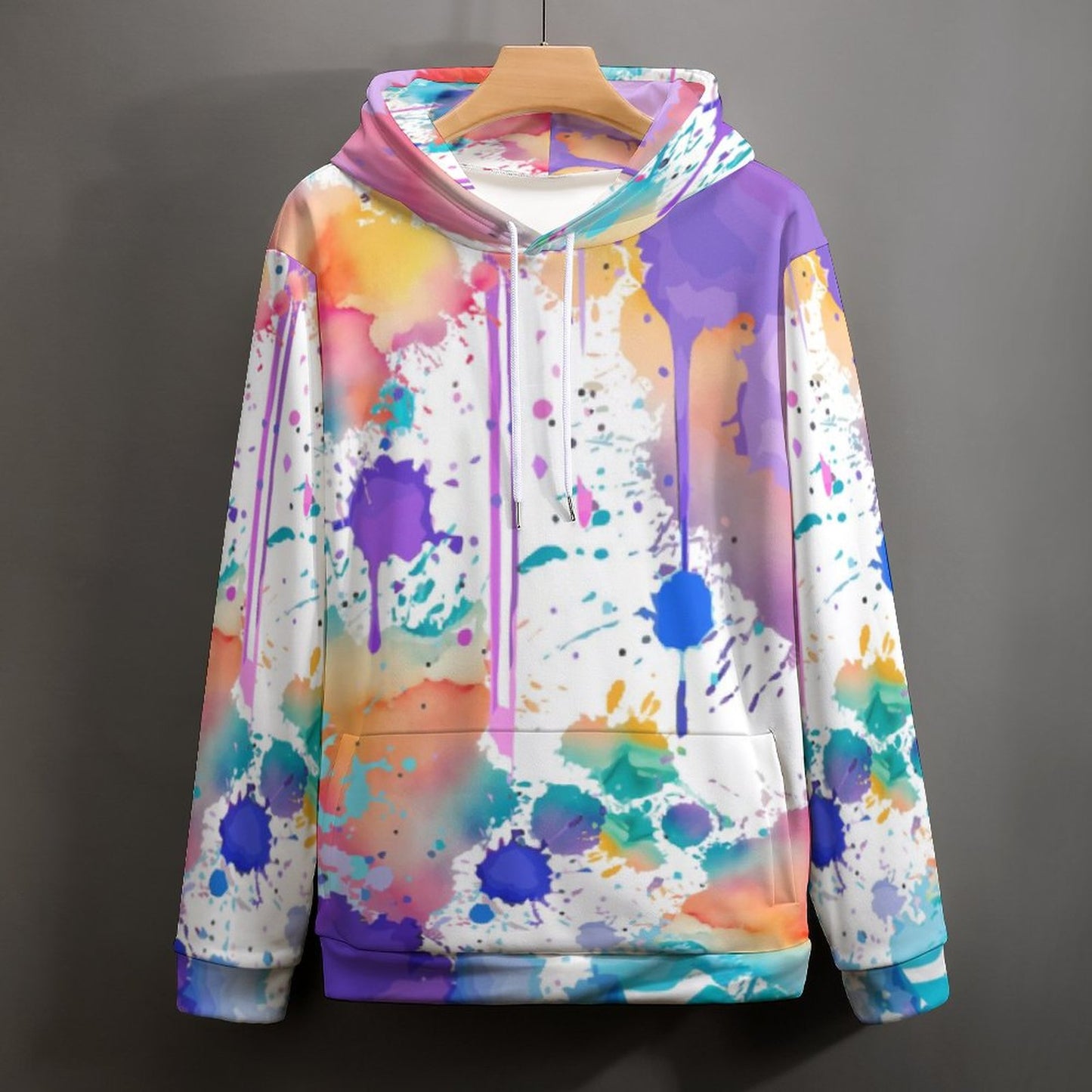 230gsm Men's Cool Hoodie with Double-layer Cap (All-Over Printing)