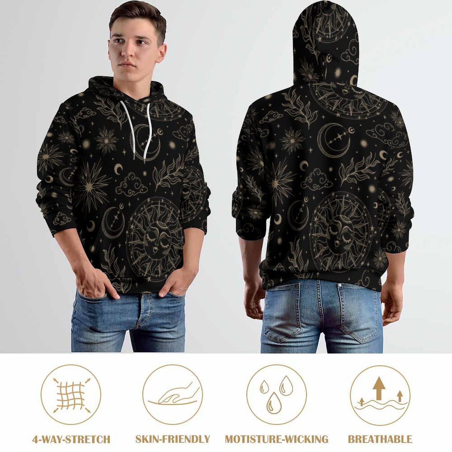 280gsm Custom Hoodie No Minimum with Double-layer Cap
