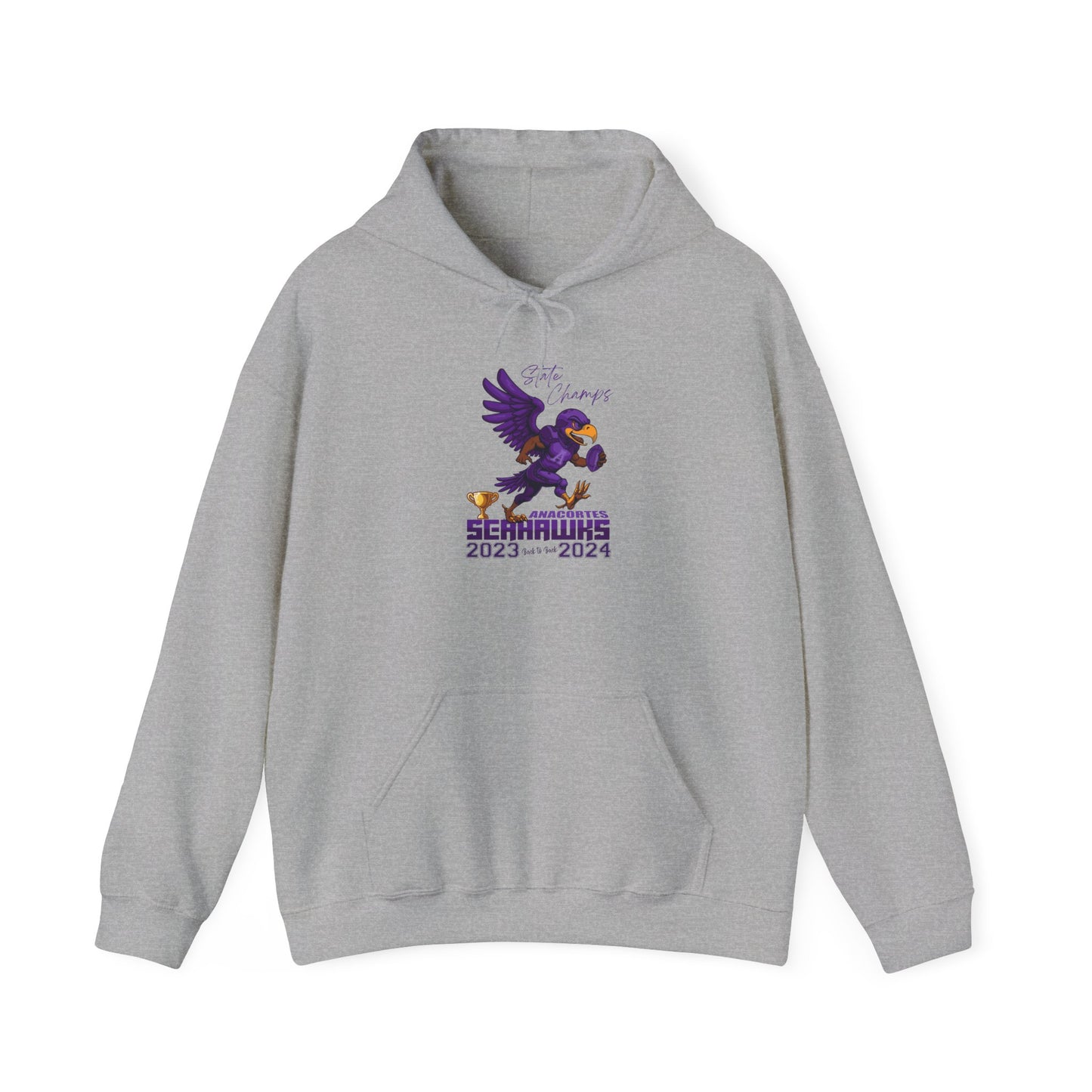 ANACORTES SEAHAWKS CHAMP Unisex Heavy Blend™ Hooded Sweatshirt