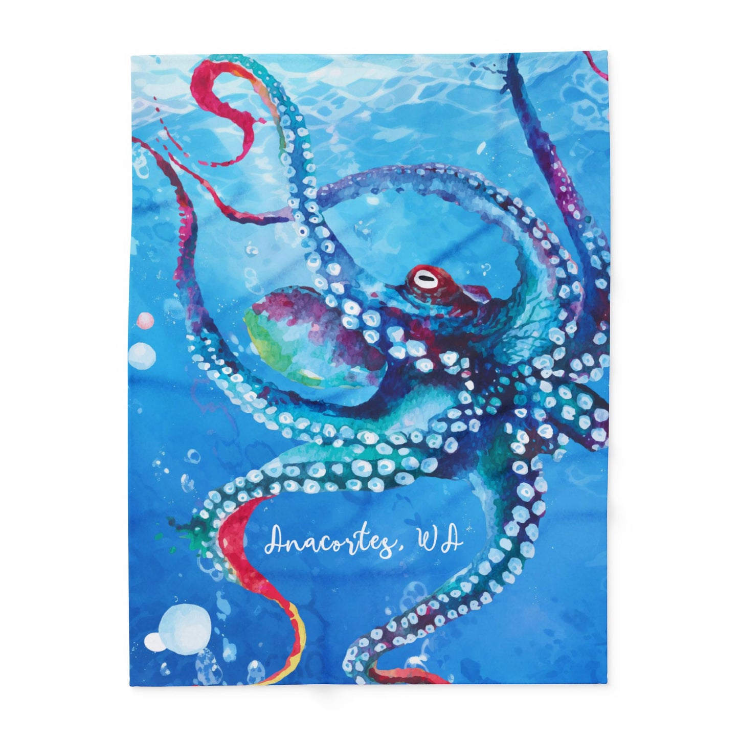 OCTOPUS DREAM - Anacortes Arctic Fleece Blanket