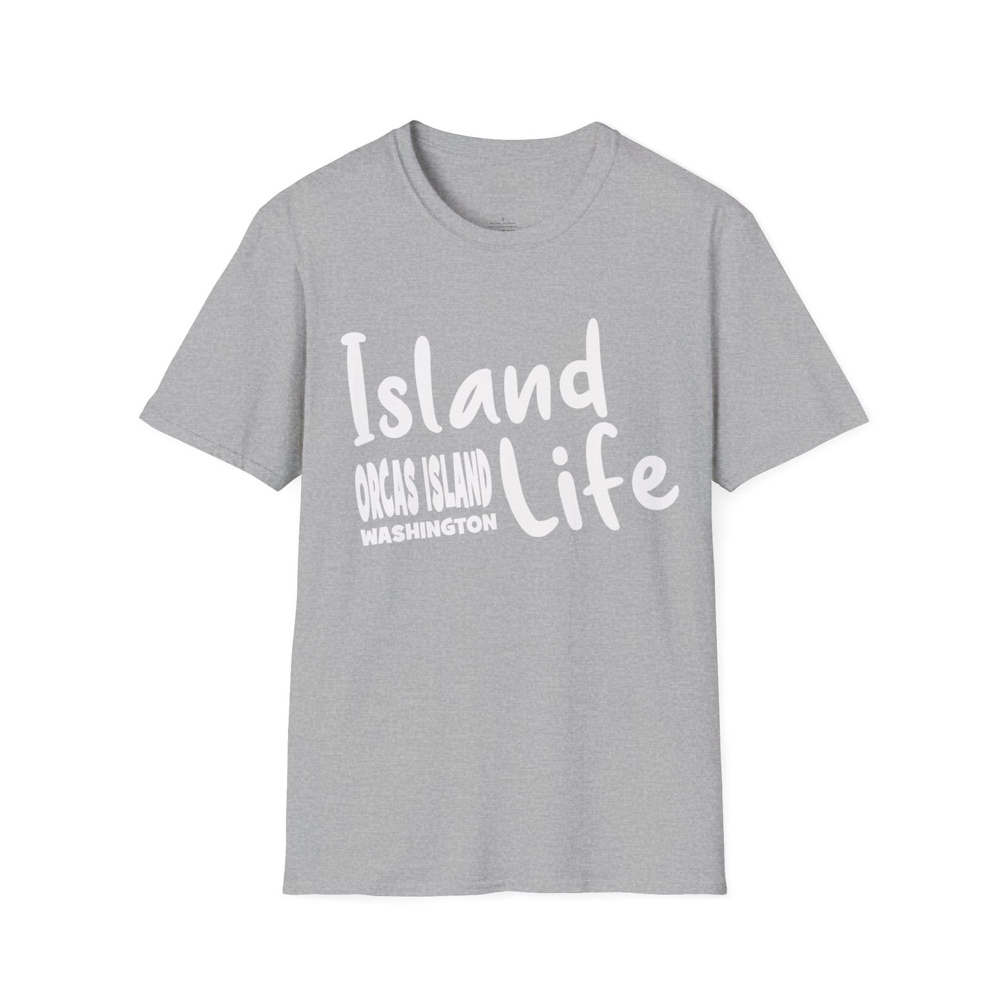 ISLAND LIFE - ORCAS ISLAND - Compass Unisex Softstyle T-Shirt