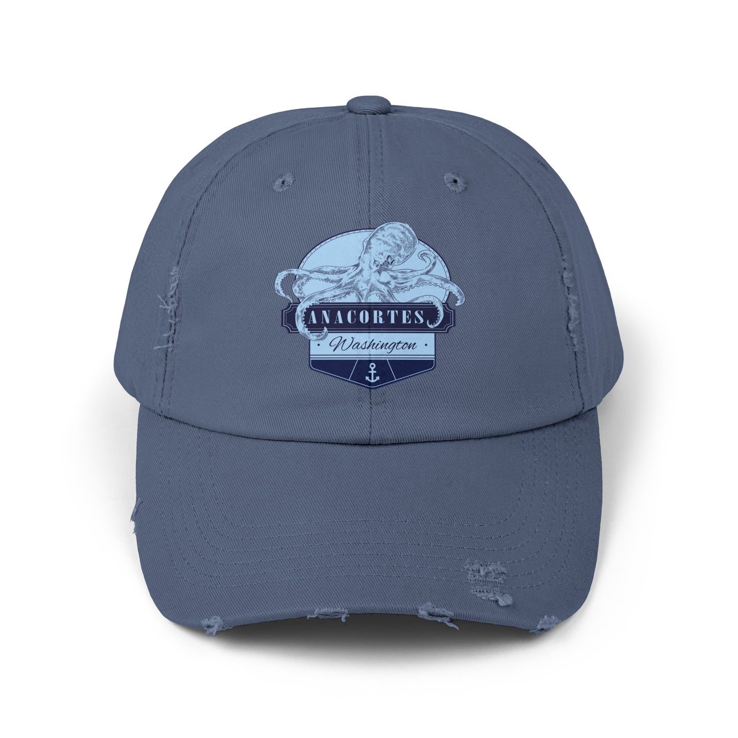 Octopus Anacortes Unisex Distressed Cap