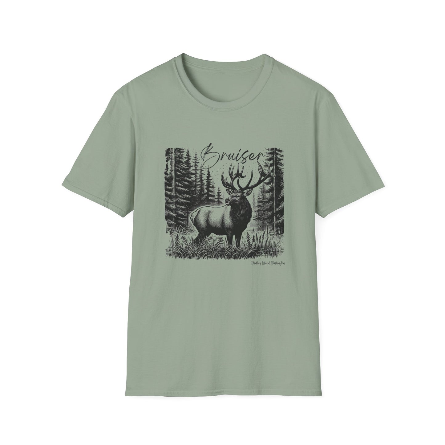 6 Bruiser - Whidbey Island Elk - Unisex Softstyle T-Shirt