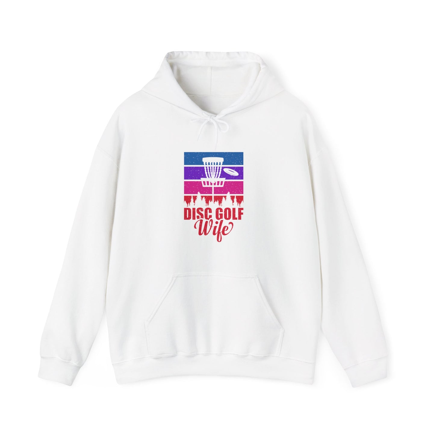 DISC GOLF WIFE Unisex Heavy Blend™ Hooded Sweatshirt