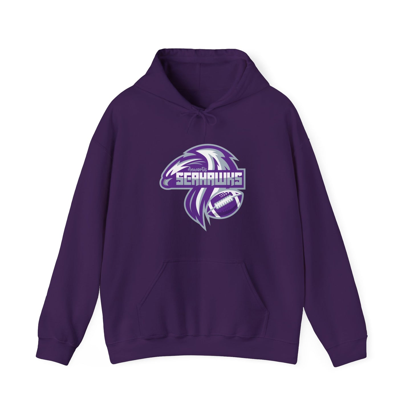 ANACORTES SEAHAWKS FOOTBALL 2 Unisex Heavy Blend™ Hooded Sweatshirt