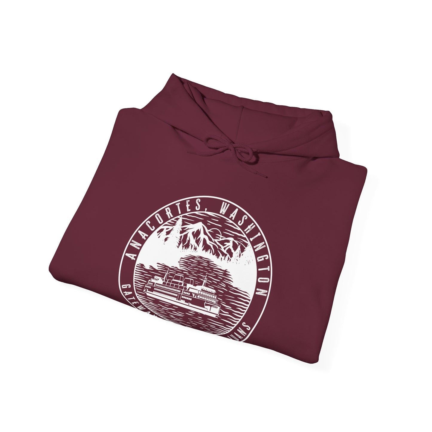 Anacortes Gateway Ferry Unisex Heavy Blend™ Hooded Sweatshirt