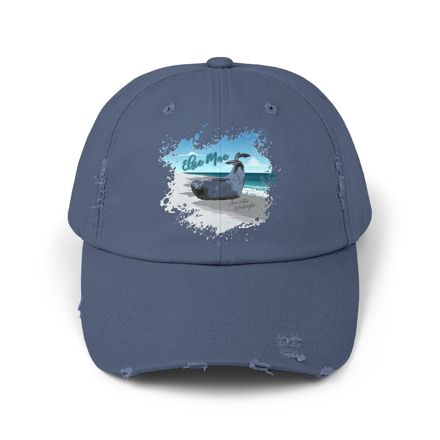 ELSIE Unisex Distressed Cap