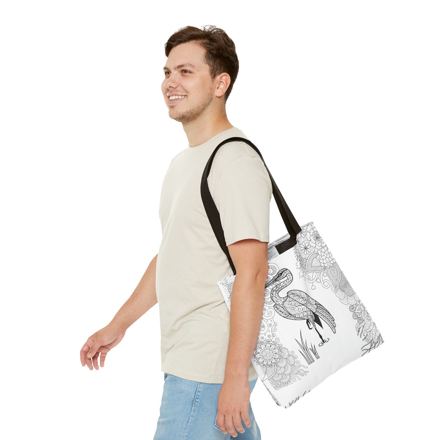 COLOR ME HERON Tote Bag