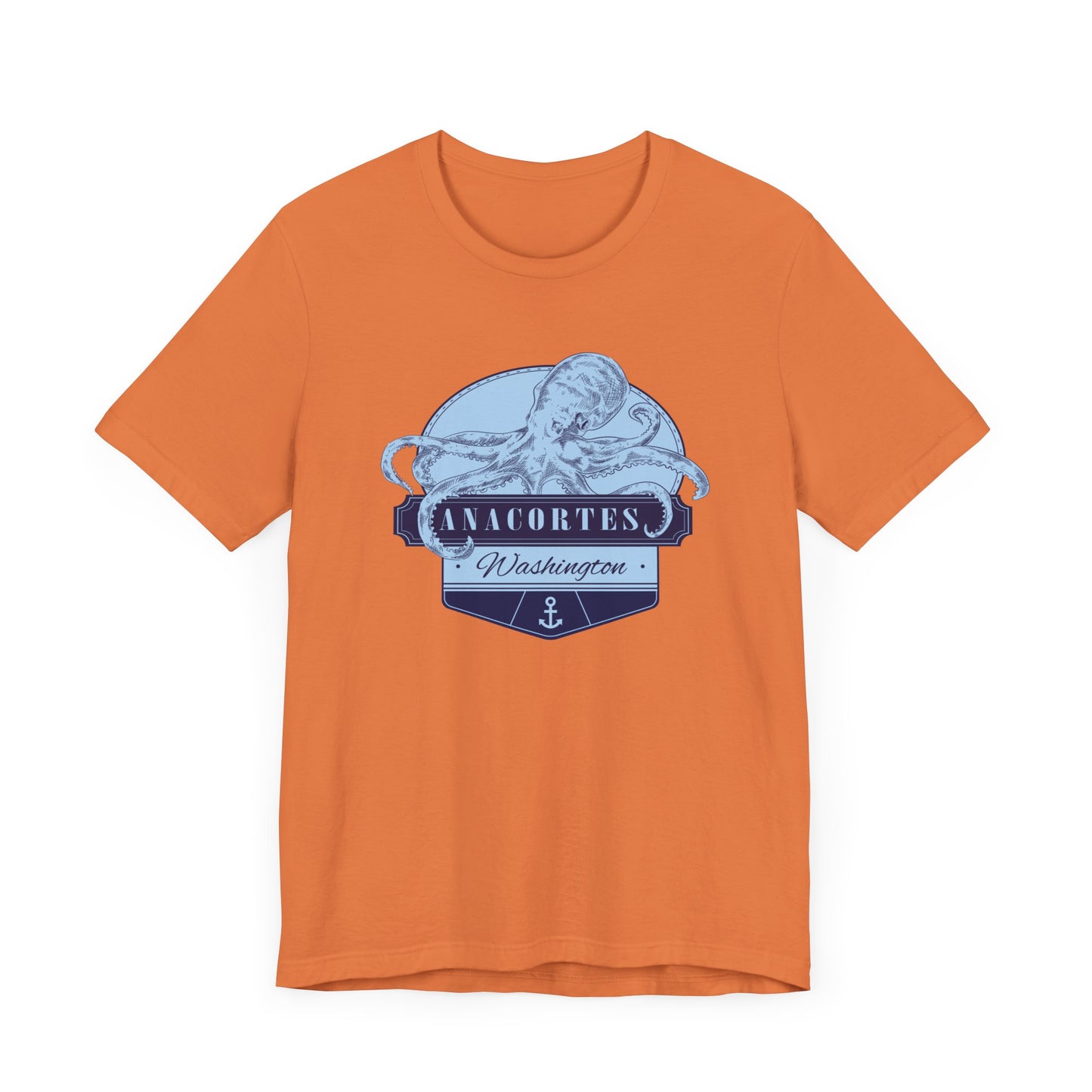 ANACORTES WA OCTOPUS Unisex Jersey Short Sleeve Tee