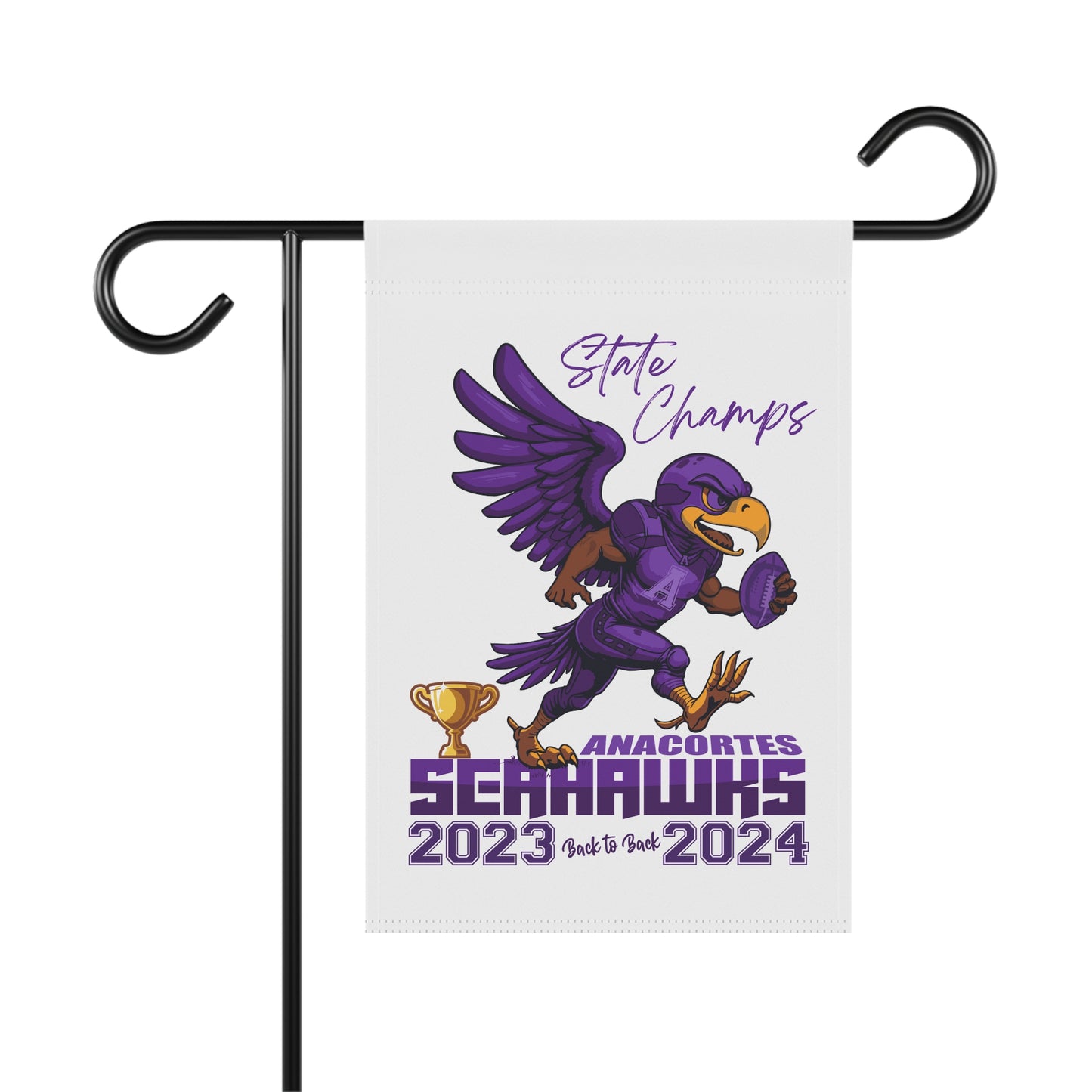 2 ANACORTES SEAHAWKS CHAMPIONSHIP Garden & House FLAG