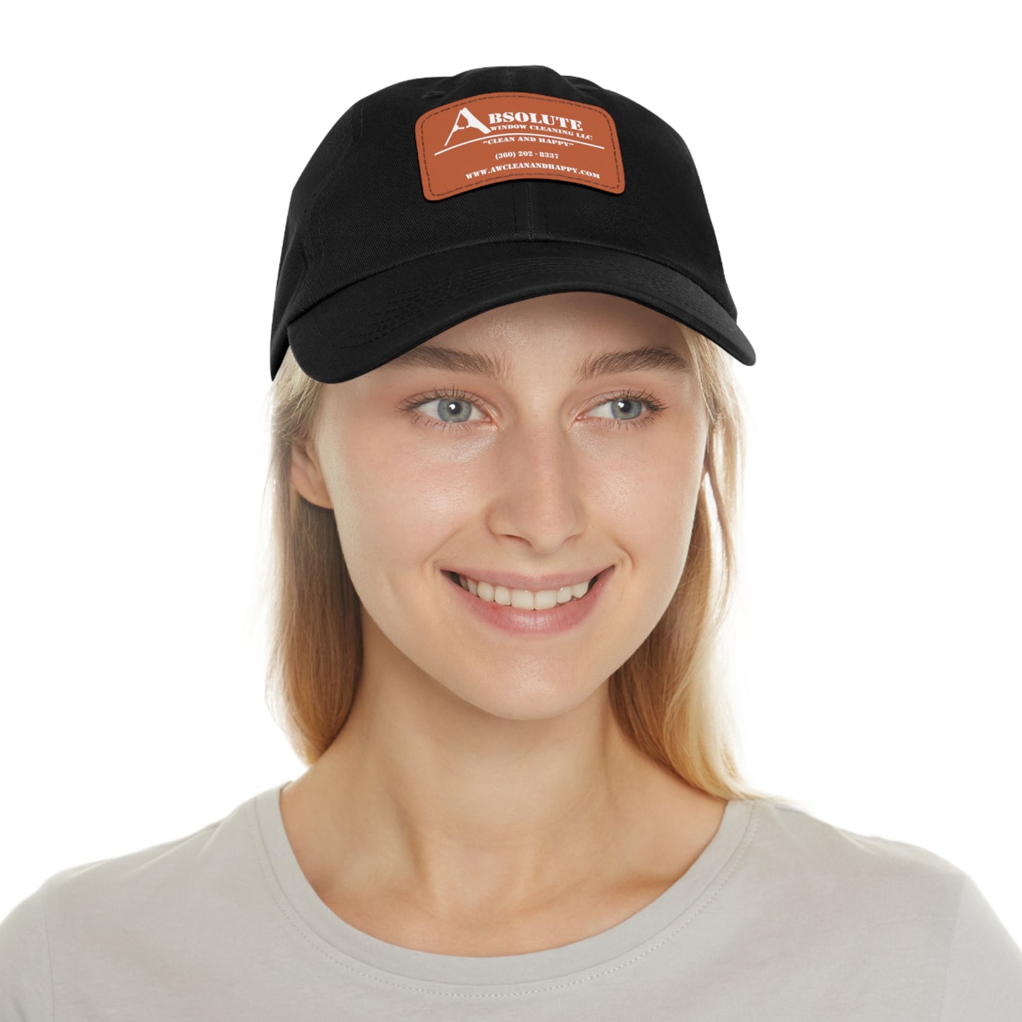 ABSOLUTE WINDOW Hat with Leather Patch
