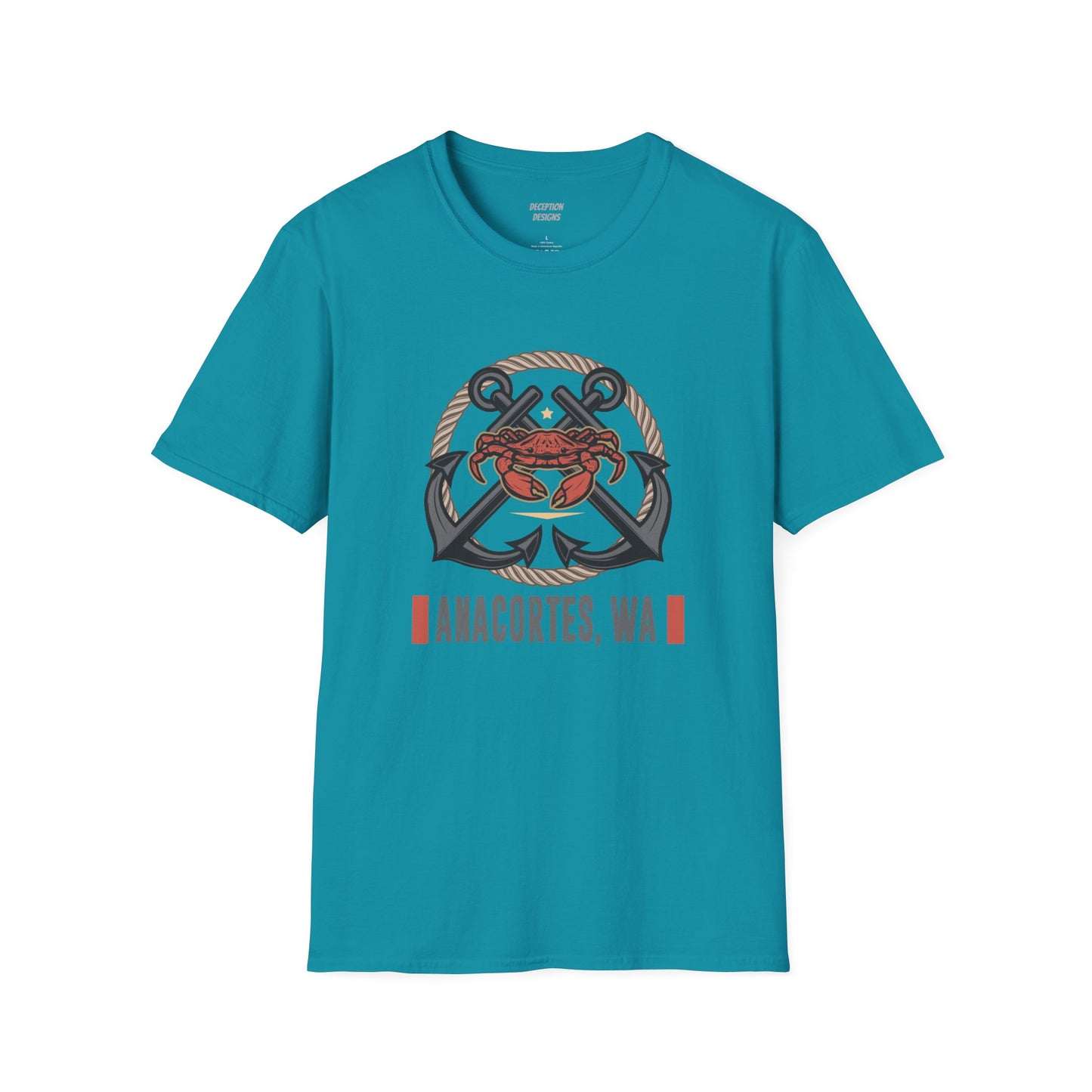 ANACORTES CRAB/ANCHOR Unisex Softstyle T-Shirt