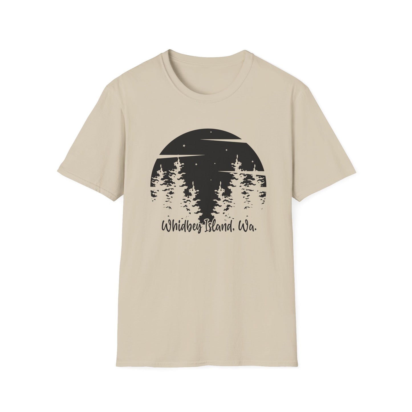 Whidbey Island Moonlight Unisex Softstyle T-Shirt