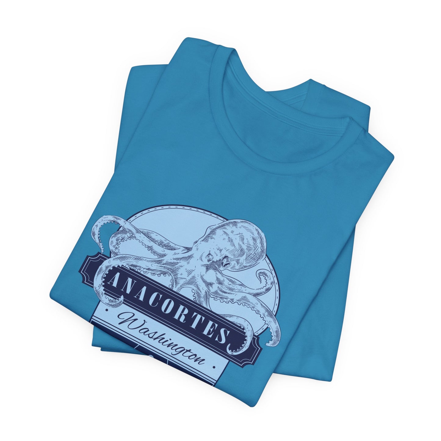 ANACORTES WA OCTOPUS Unisex Jersey Short Sleeve Tee