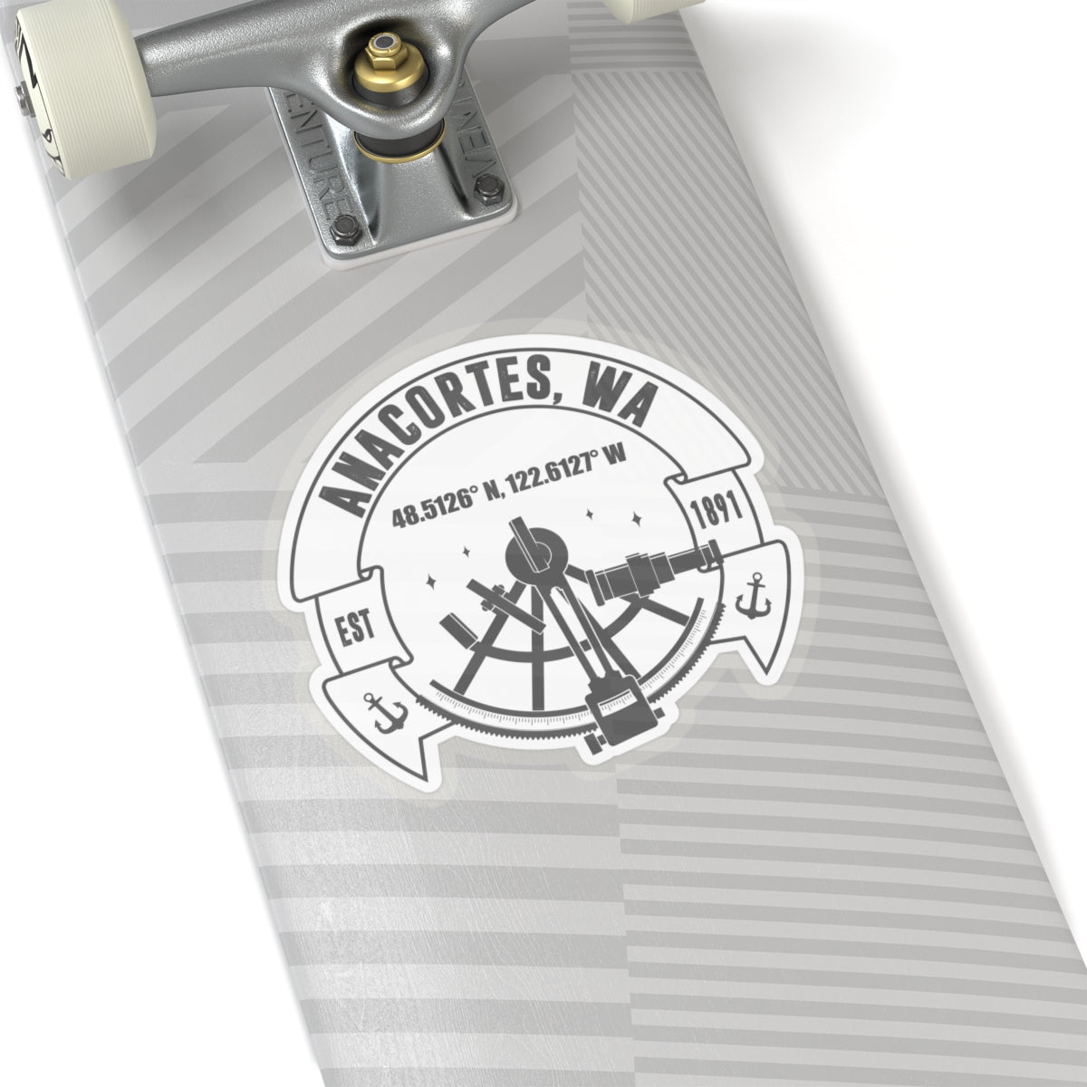 ANACORTES Coordinates Sticker