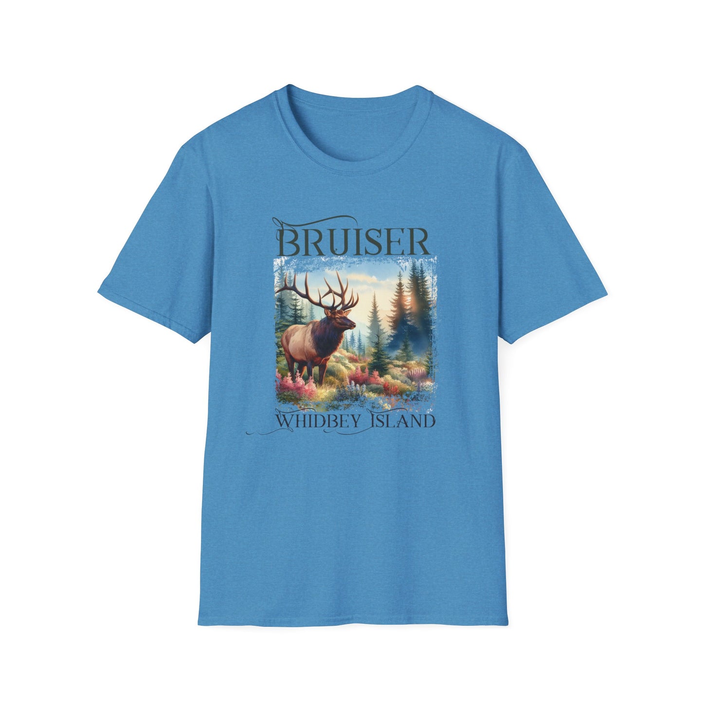 3 Bruiser - Whidbey Island Elk - Unisex Softstyle T-Shirt