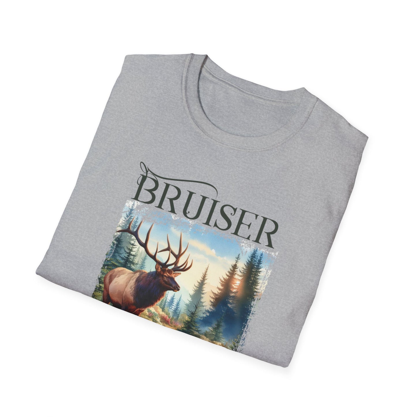 3 Bruiser - Whidbey Island Elk - Unisex Softstyle T-Shirt