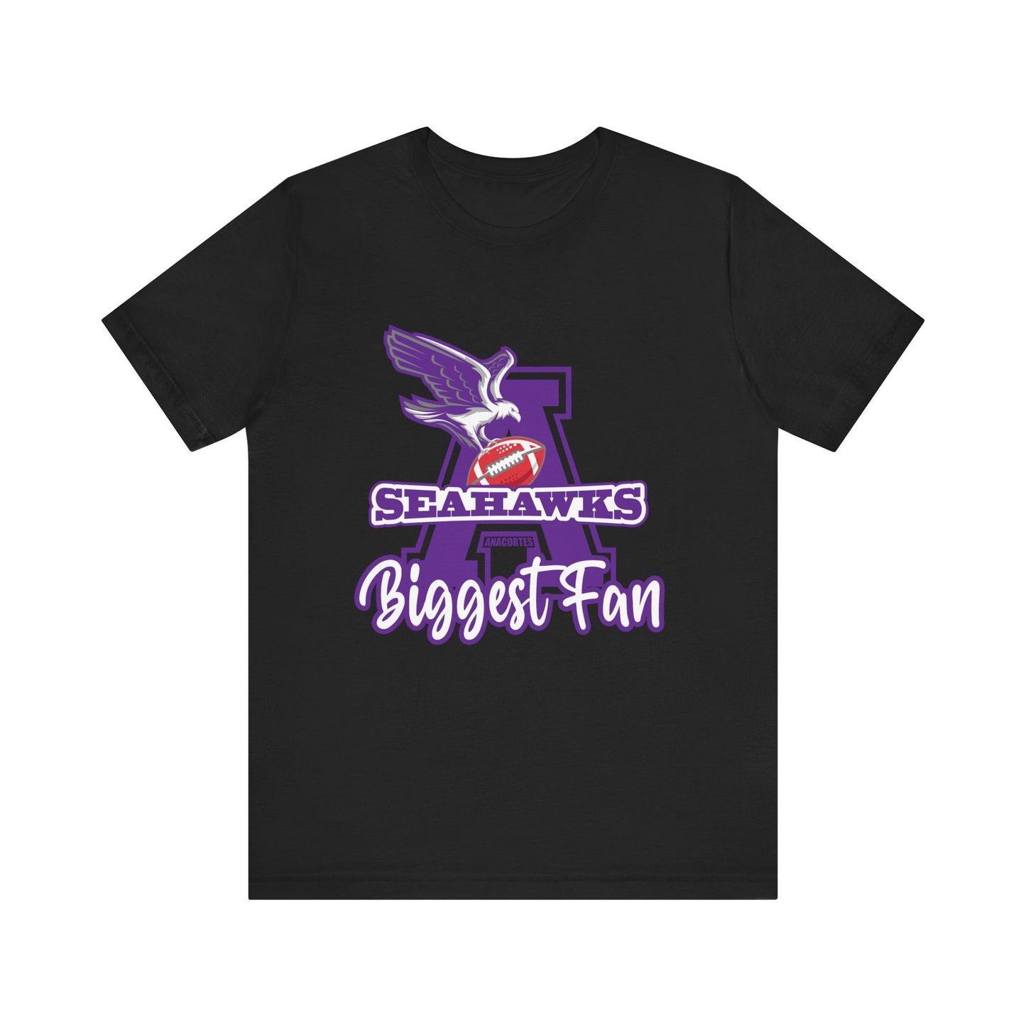 ANACORTES SEAHAWKS BIGGEST FAN Unisex Jersey Short Sleeve Tee
