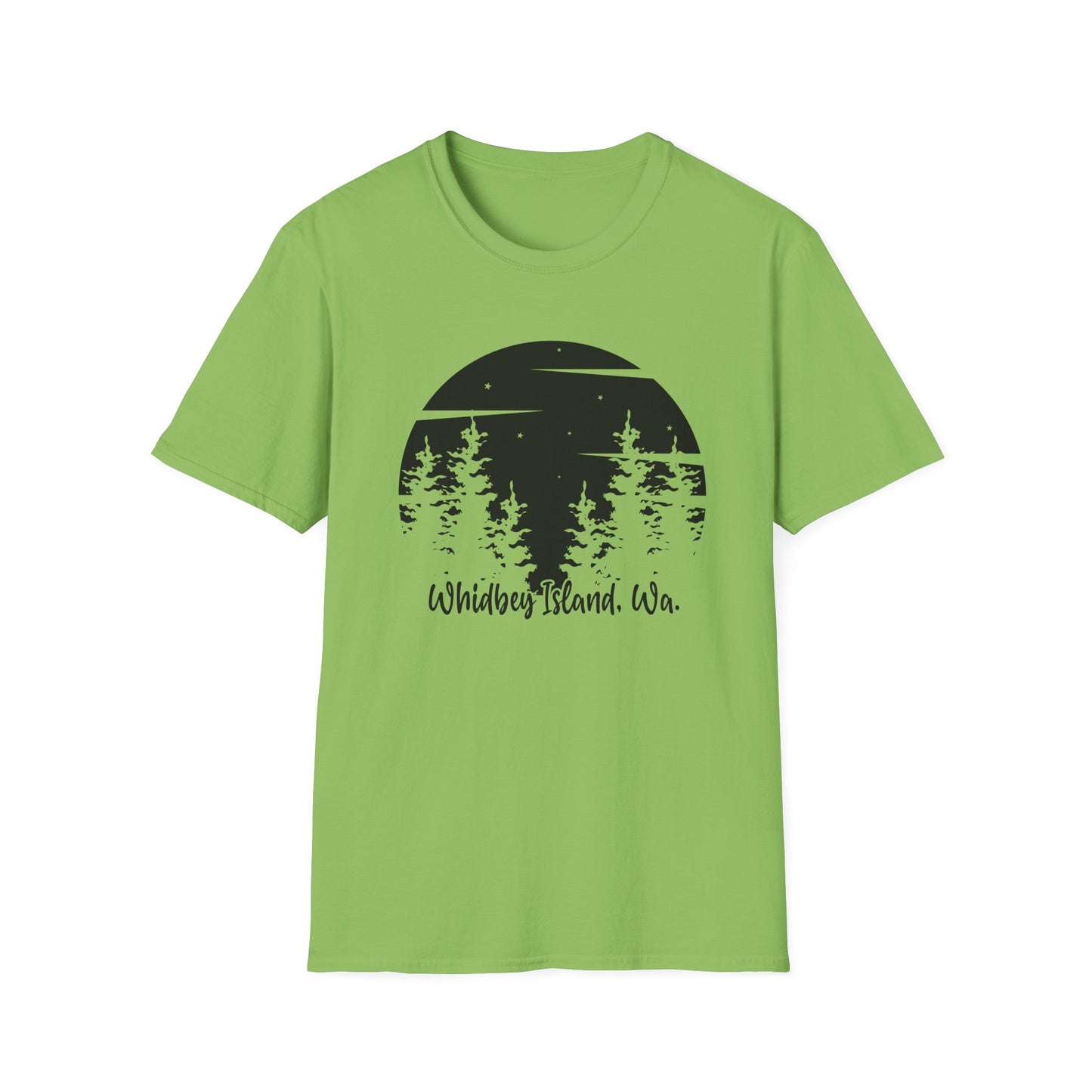 Whidbey Island Moonlight Unisex Softstyle T-Shirt