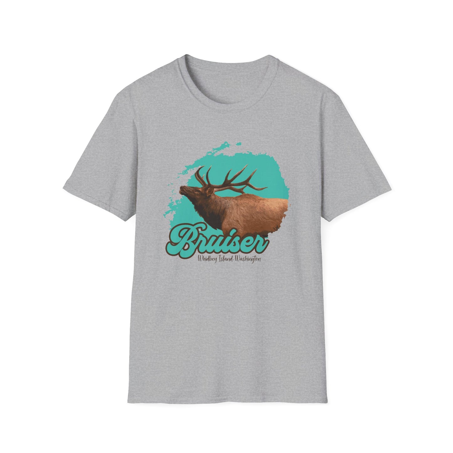 4 Bruiser - Whidbey Island Elk - Unisex Softstyle T-Shirt