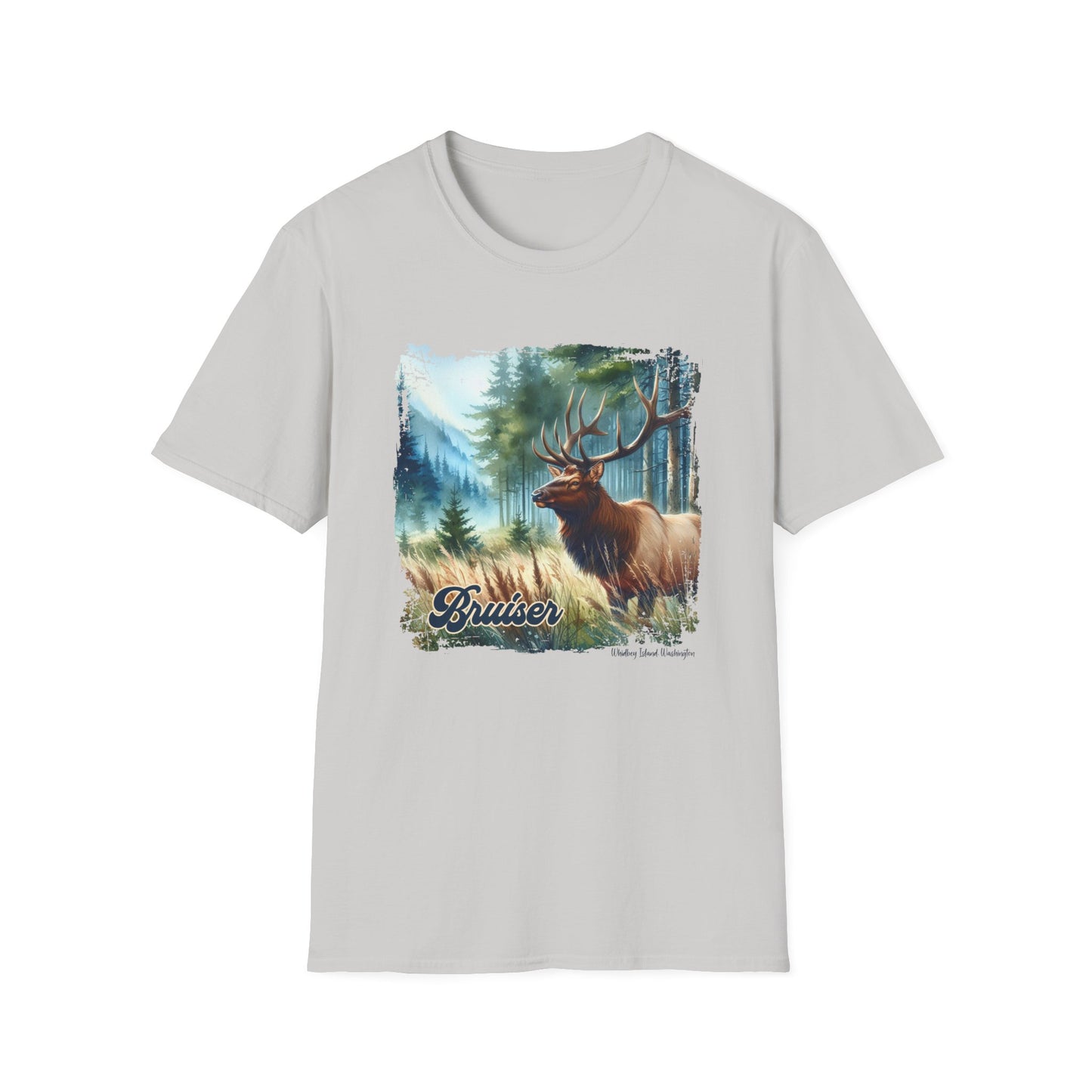 5 Bruiser - Whidbey Island Elk - Unisex Softstyle T-Shirt