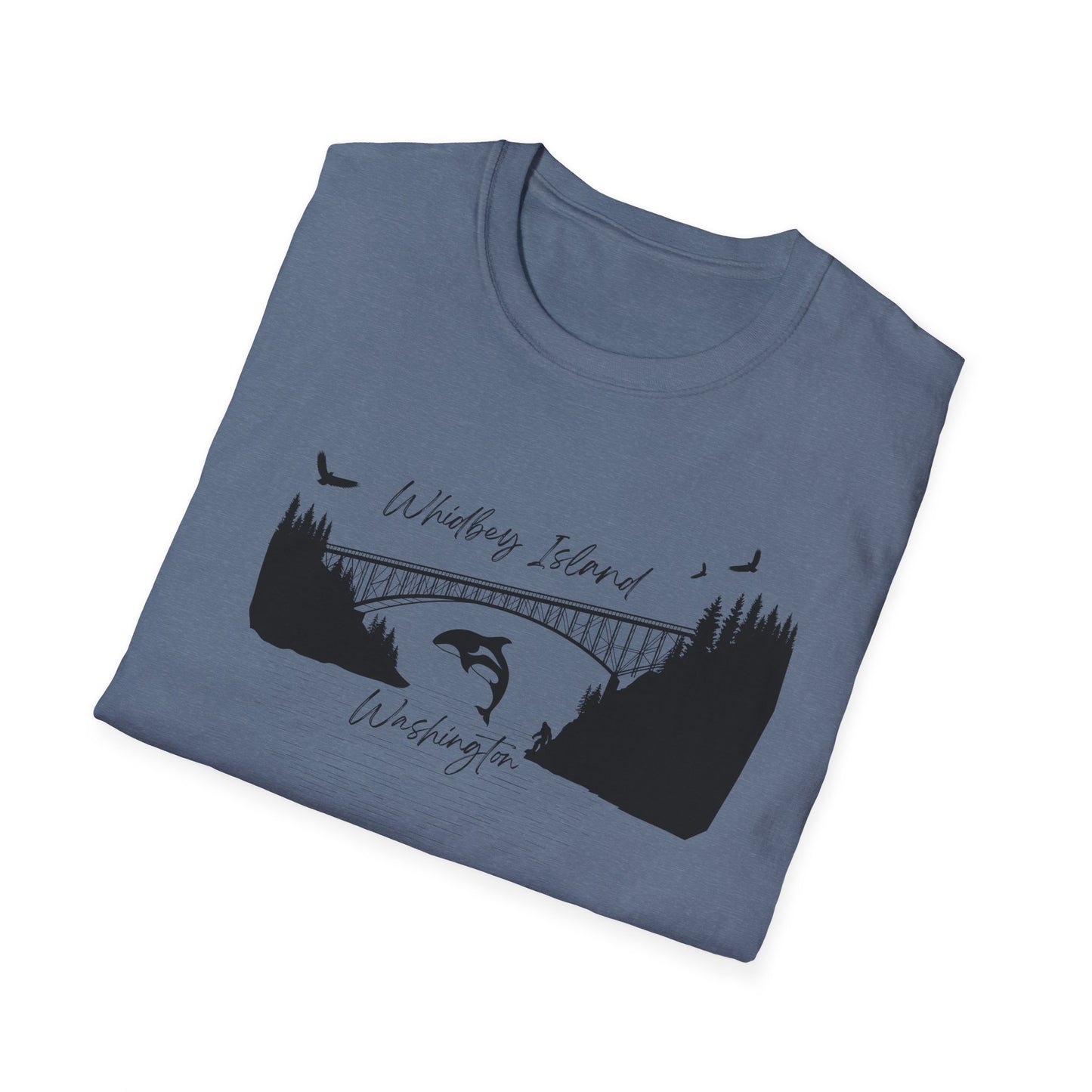 DECEPTION PASS BRIDGE, SCENE Unisex Softstyle T-Shirt