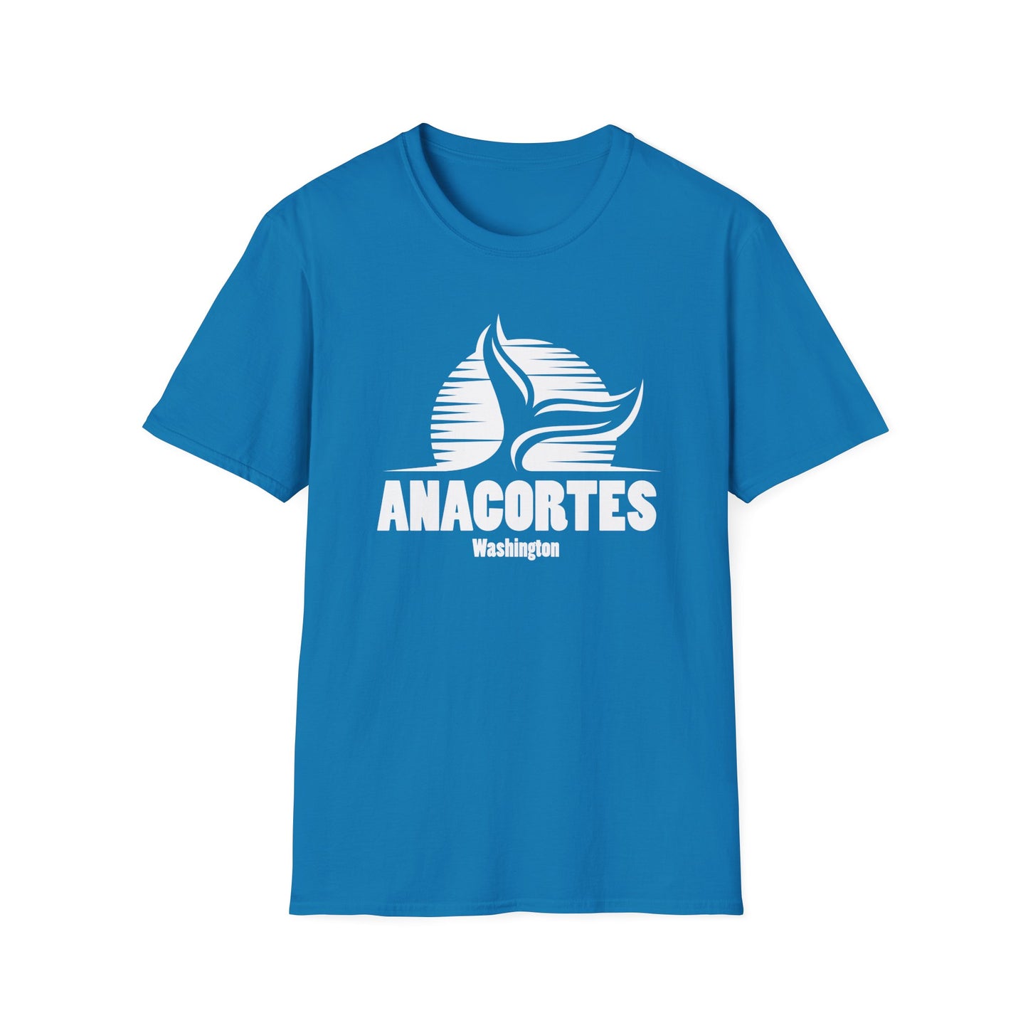 Whale Tail - Anacortes Unisex Softstyle T-Shirt