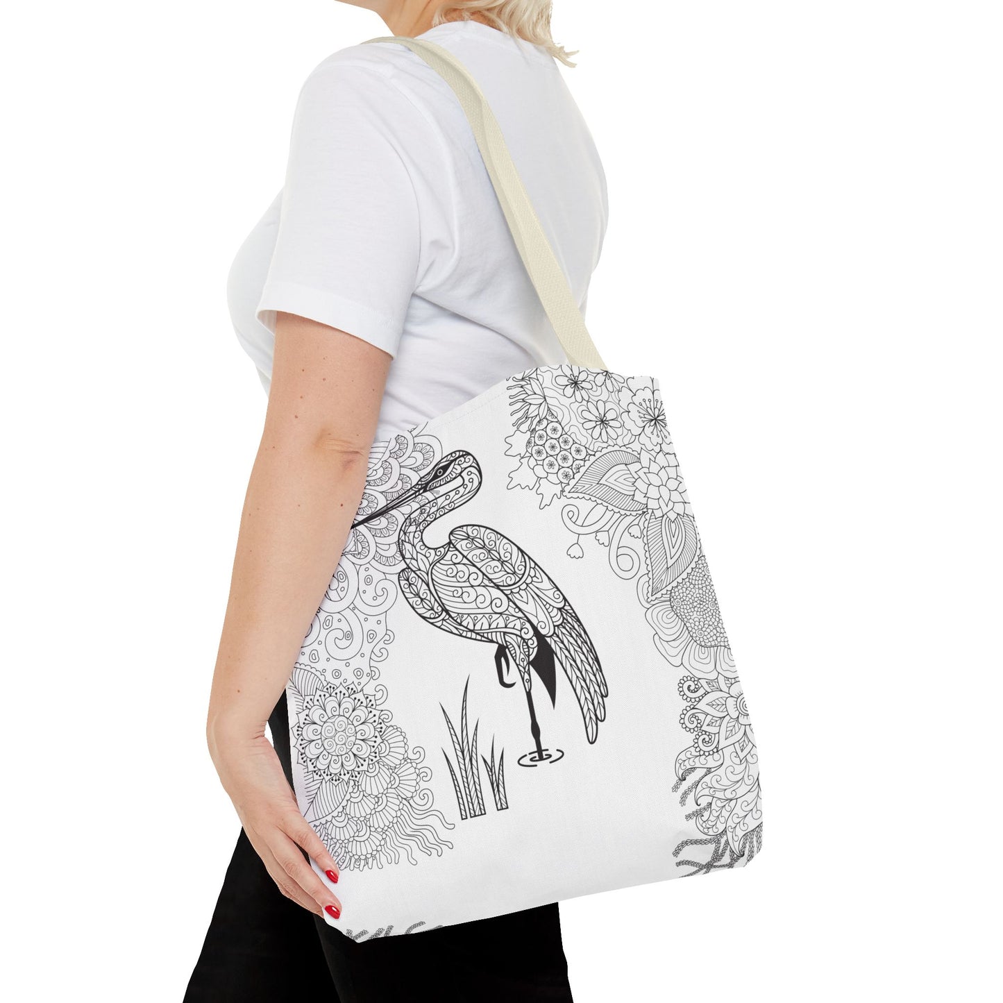 COLOR ME HERON Tote Bag