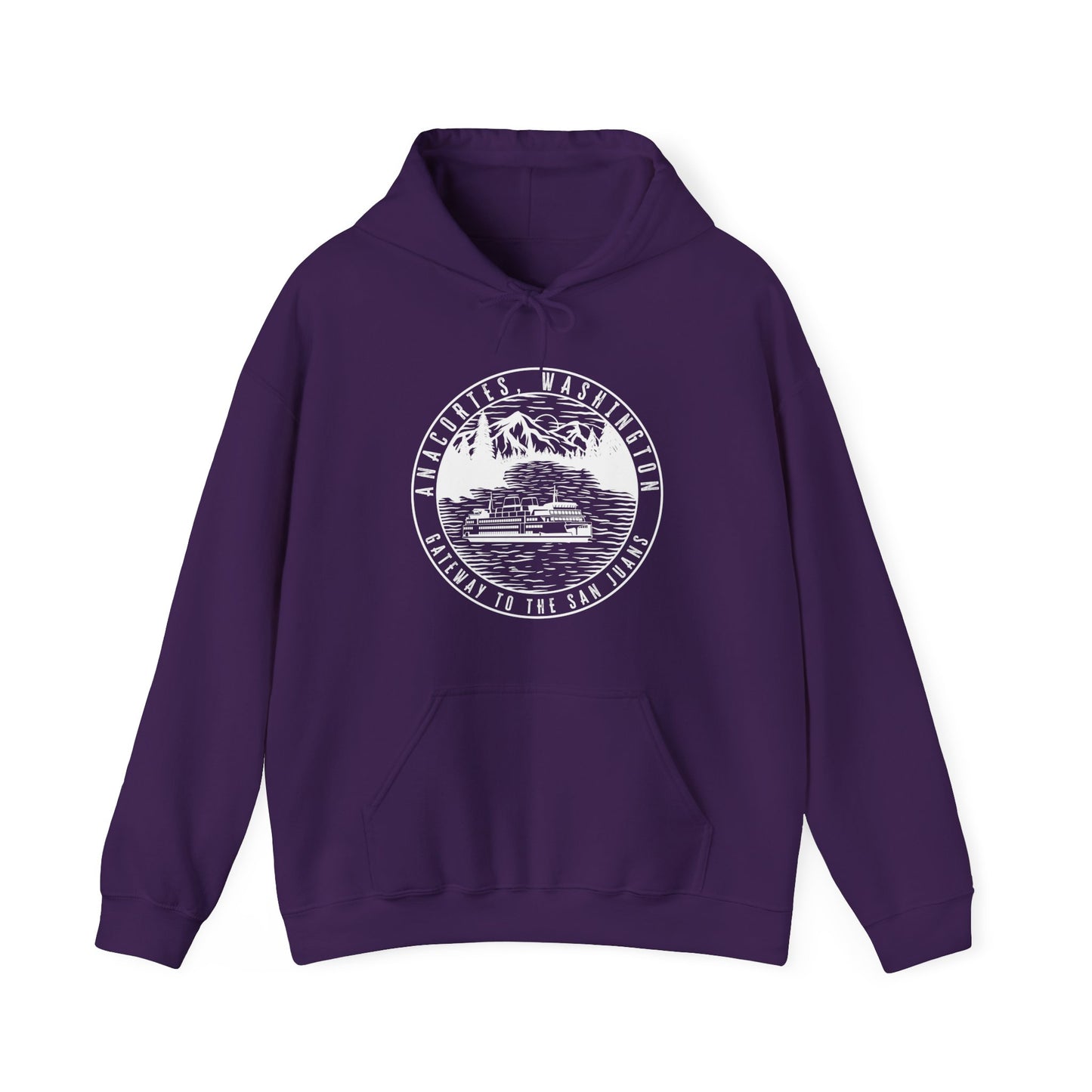 Anacortes Gateway Ferry Unisex Heavy Blend™ Hooded Sweatshirt