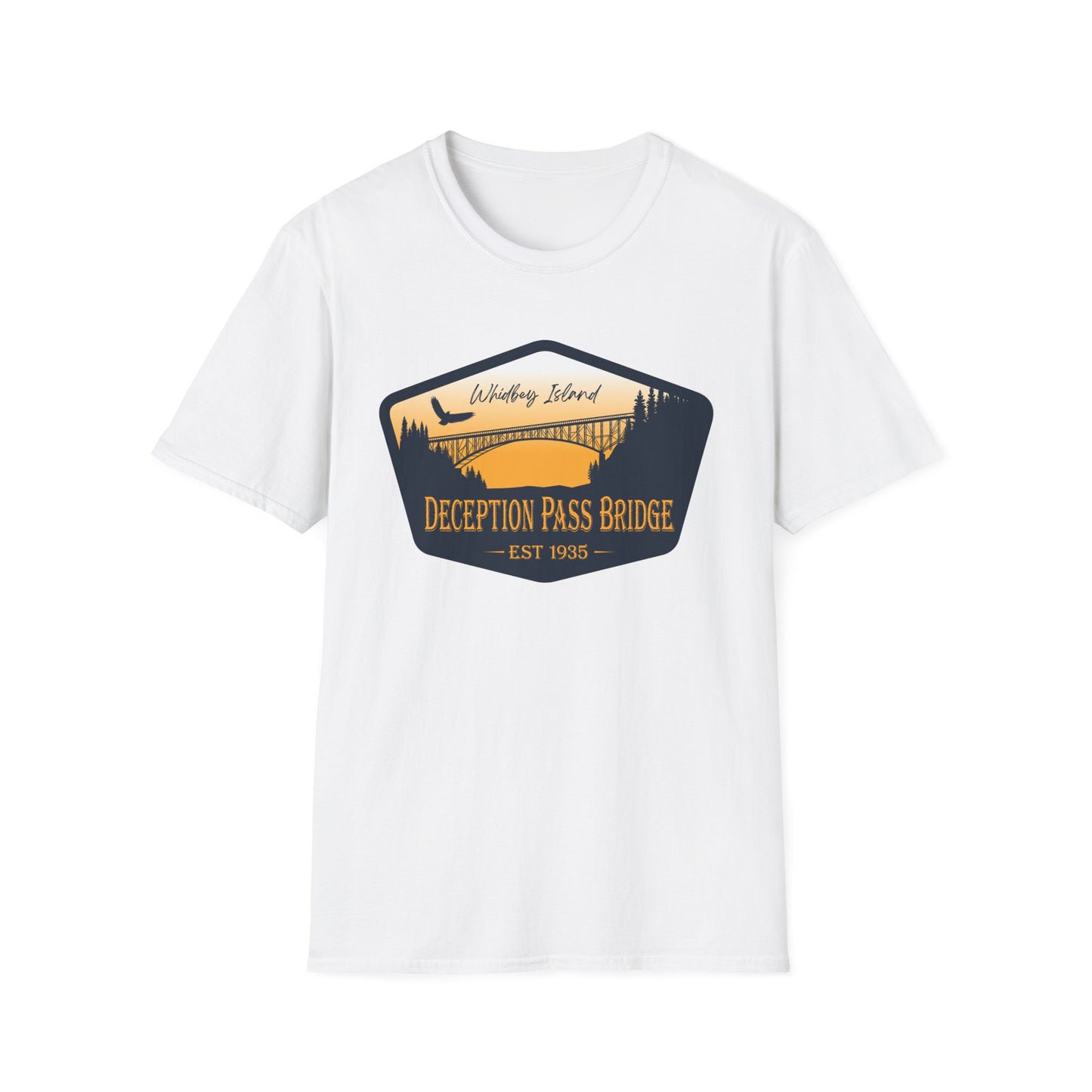 DECEPTION PASS BRIDGE, EST Unisex Softstyle T-Shirt