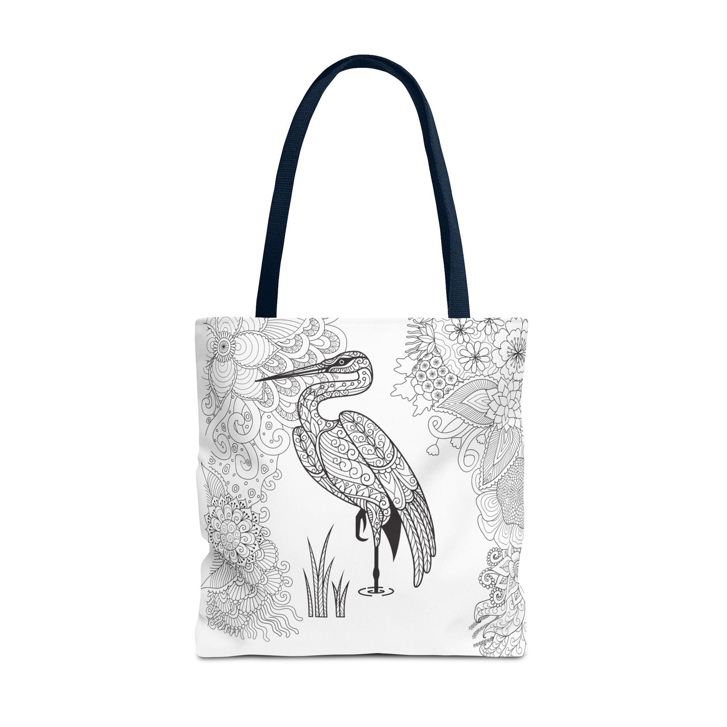 COLOR ME HERON Tote Bag