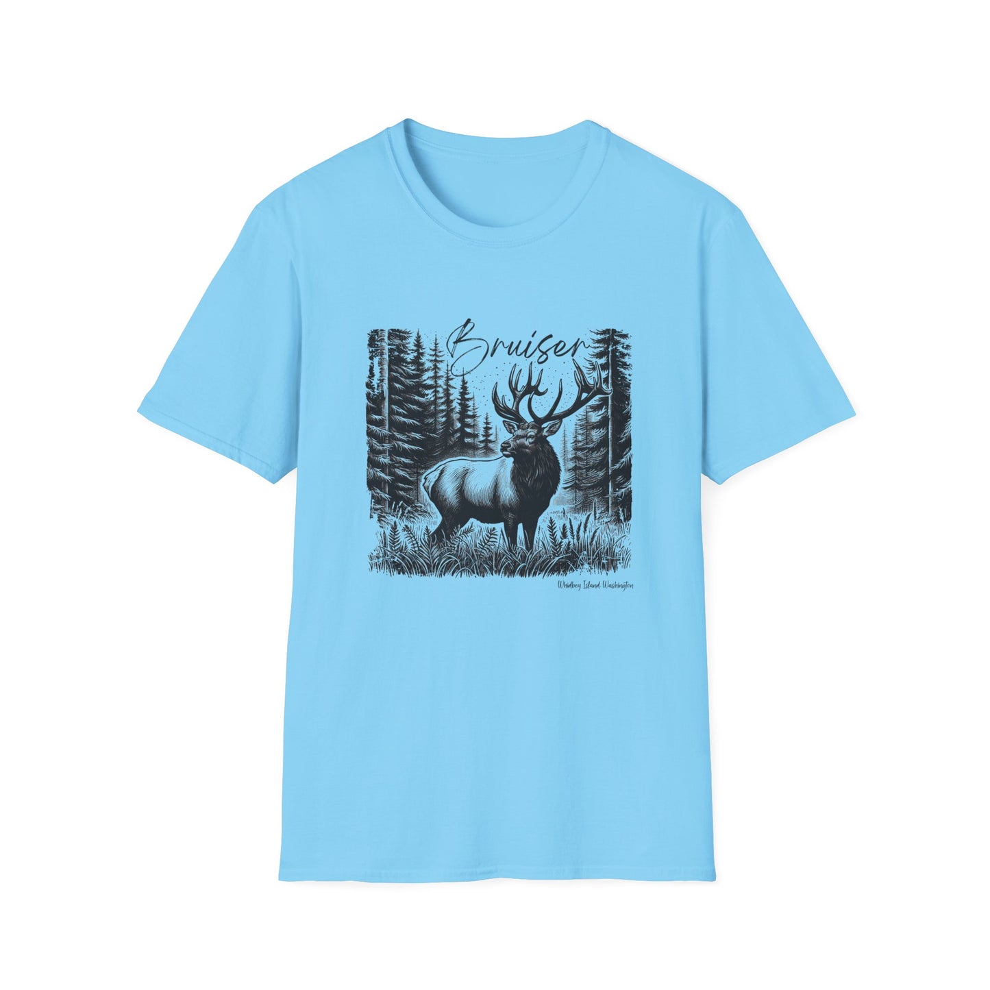 6 Bruiser - Whidbey Island Elk - Unisex Softstyle T-Shirt