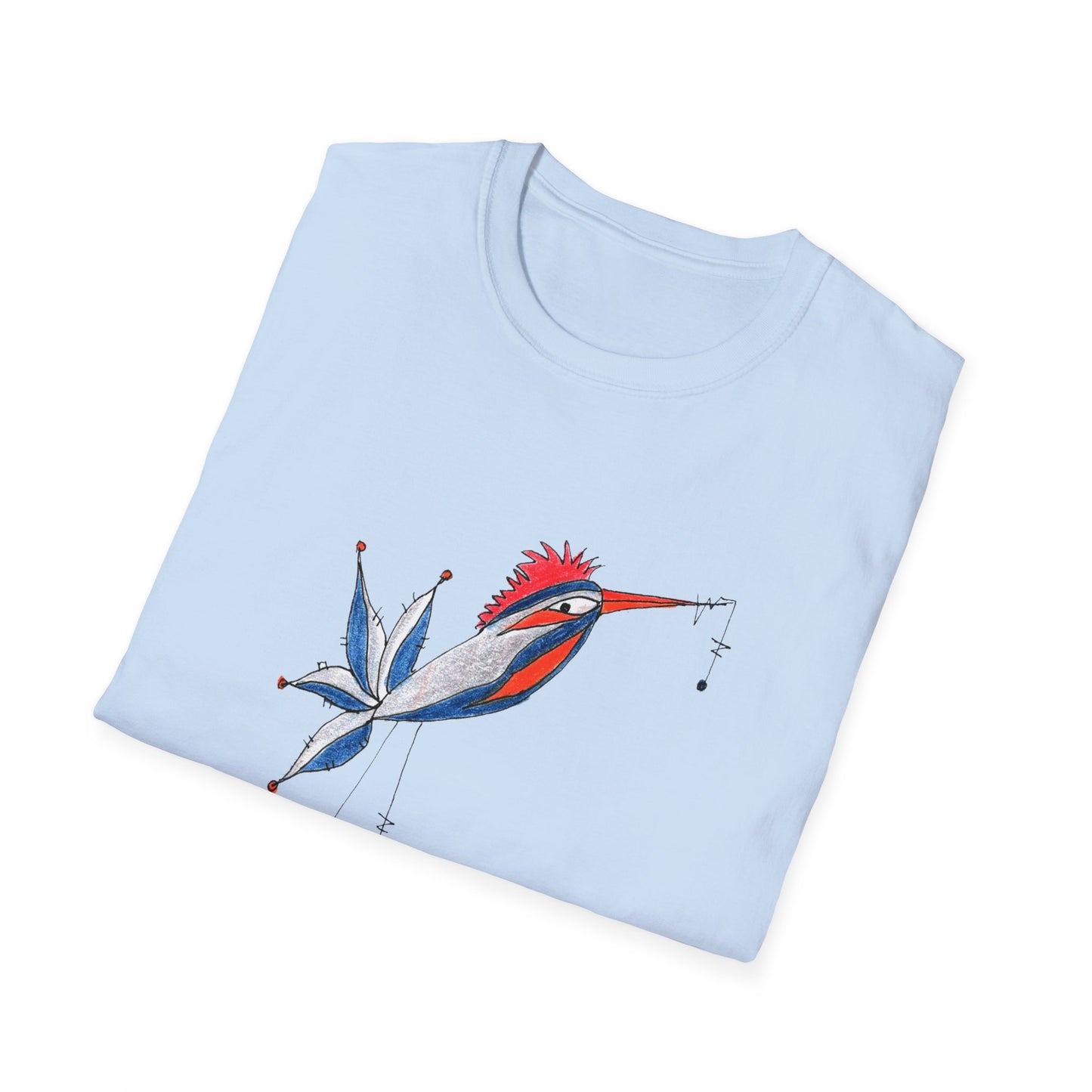 Whimzy Bird Unisex Softstyle T-Shirt