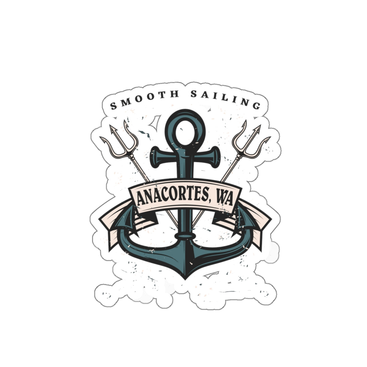 Anacortes - Anchor Sticker