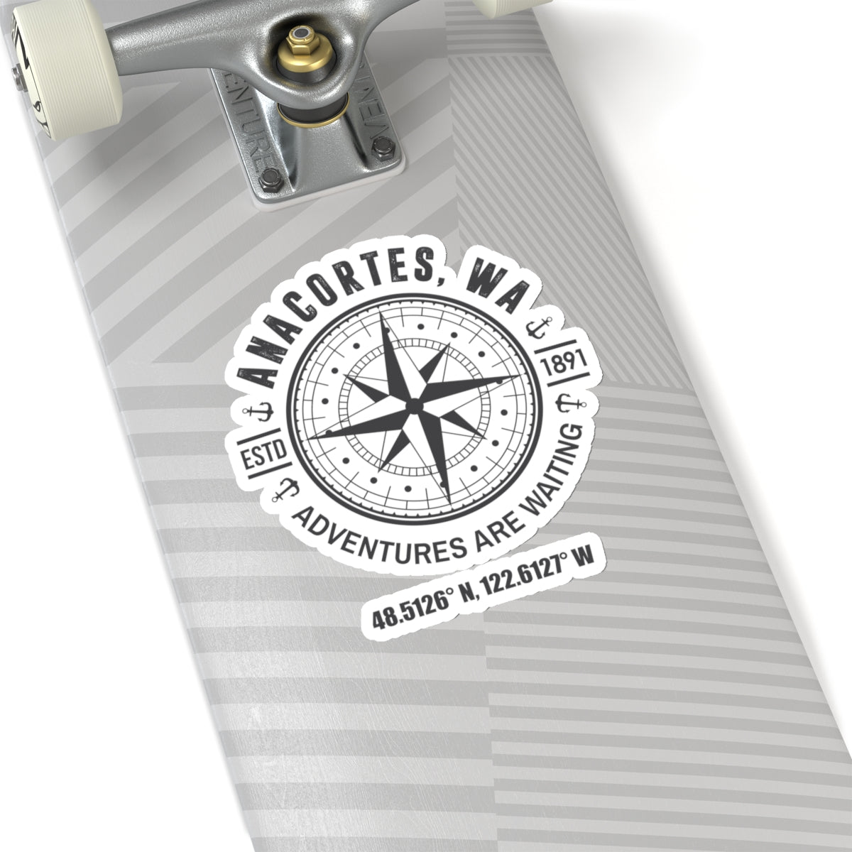 ANACORTES COMPASS Sticker