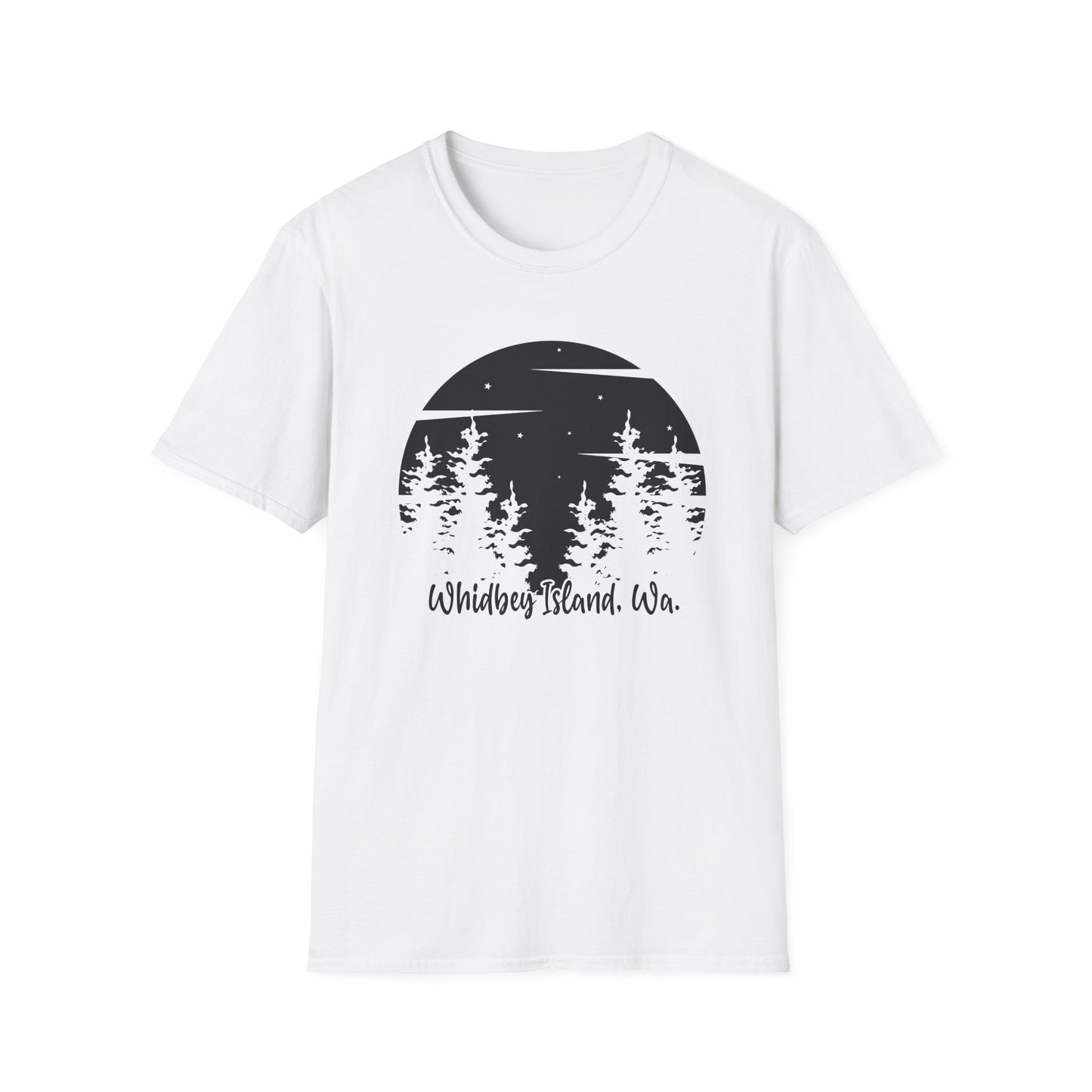 Whidbey Island Moonlight Unisex Softstyle T-Shirt