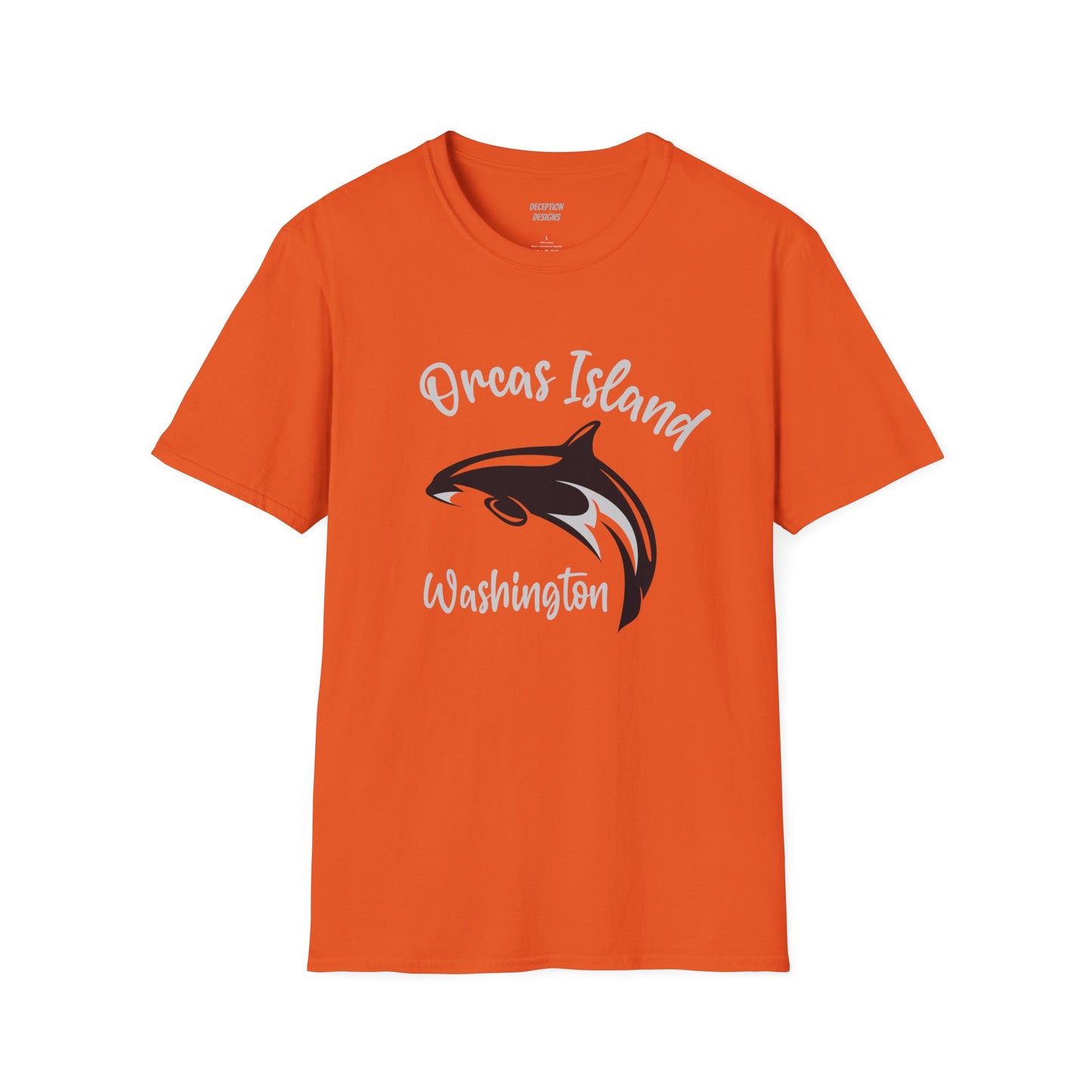 ORCA ORCAS ISLAND - Compass Unisex Softstyle T-Shirt