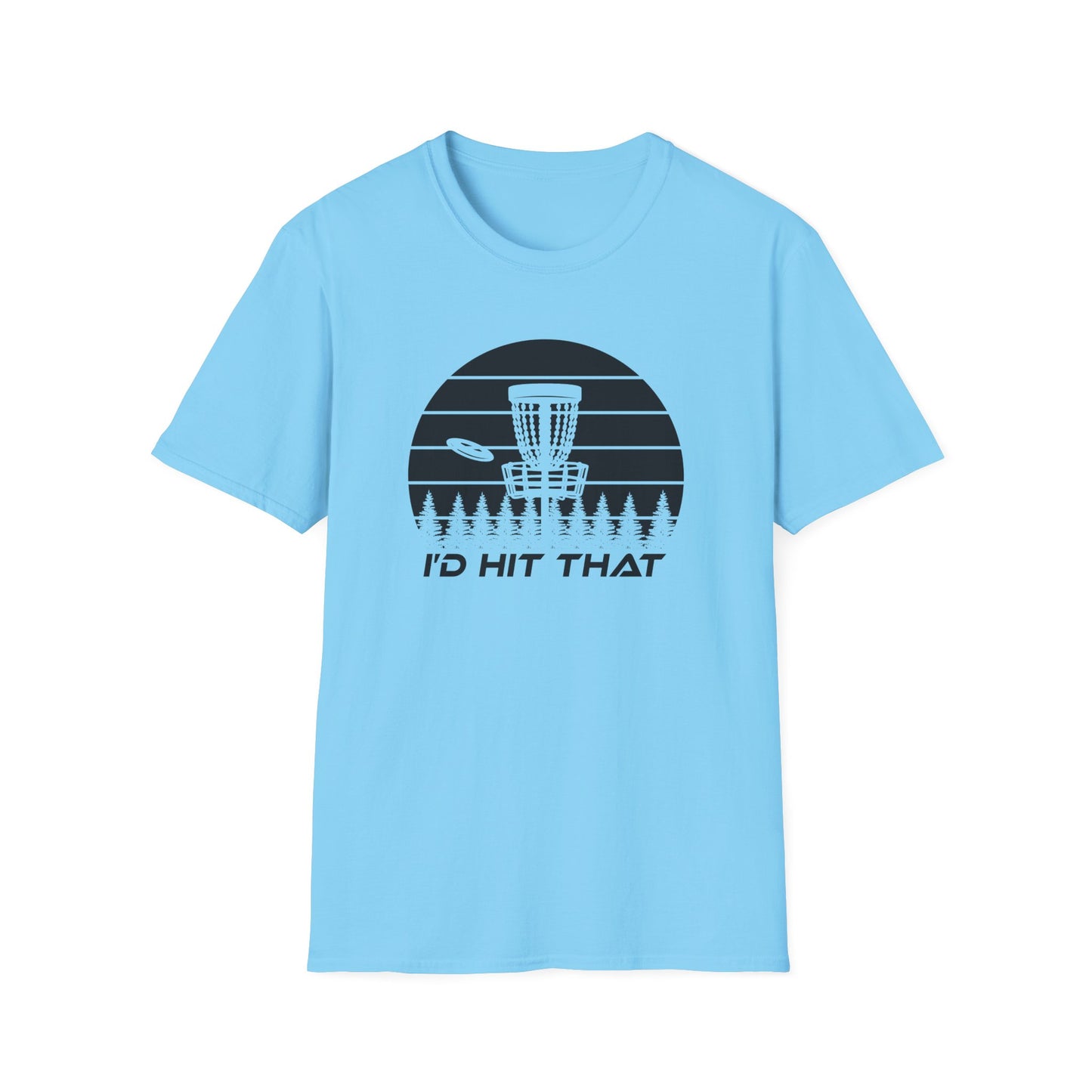 ID HIT THAT - DISC GOLF Unisex Softstyle T-Shirt