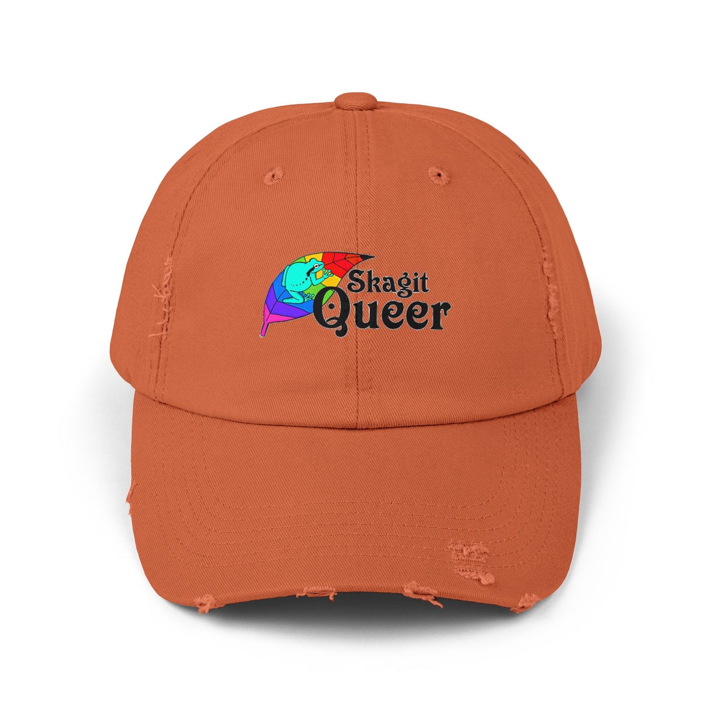 SKAGIT QUEER Unisex Distressed Cap