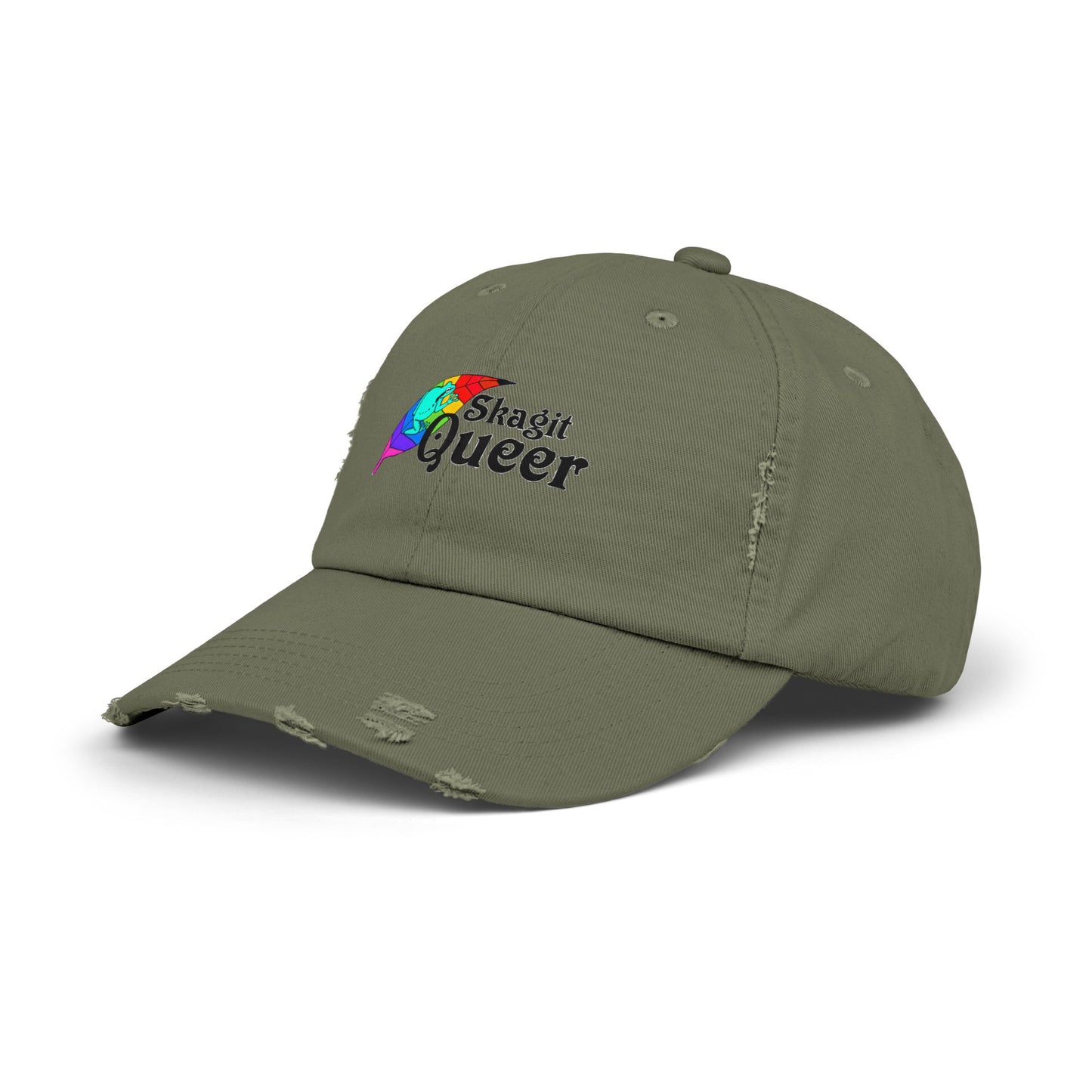 SKAGIT QUEER Unisex Distressed Cap
