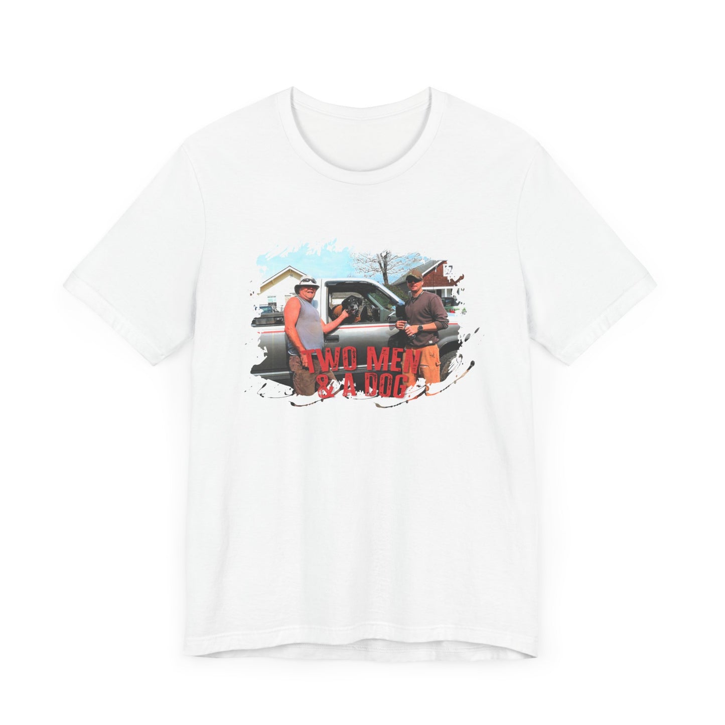 TWO MEN & A DOG Unisex Jersey Short Sleeve Tee