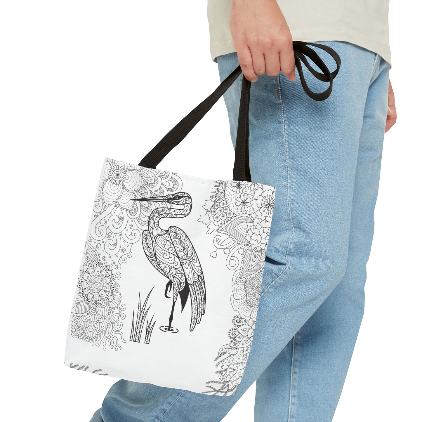 COLOR ME HERON Tote Bag