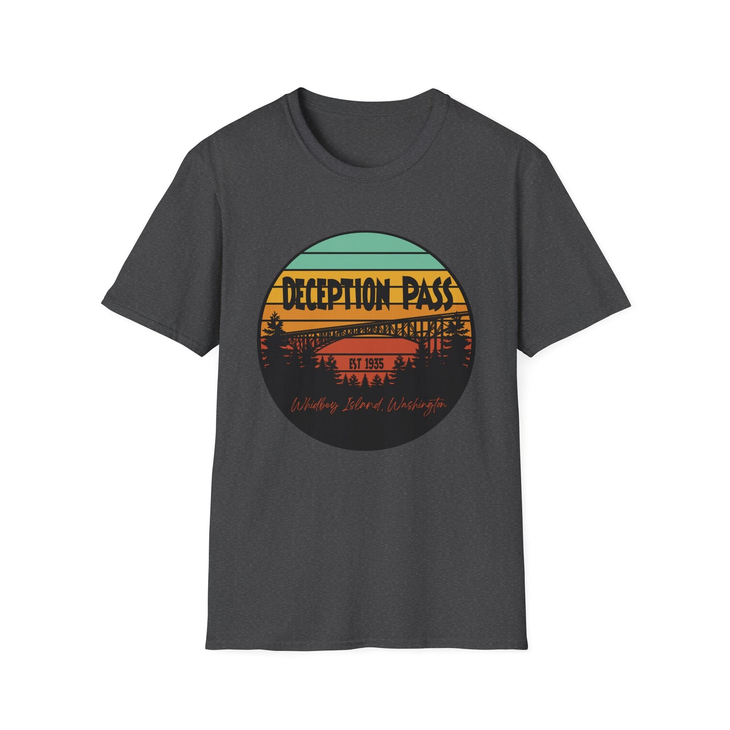 DECEPTION PASS BRIDGE, Unisex Softstyle T-Shirt