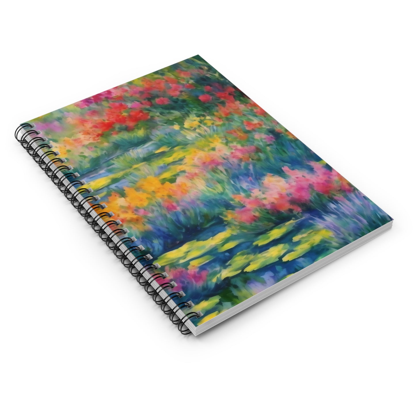 WILDFLOWER POND Spiral Notebook - Ruled Line