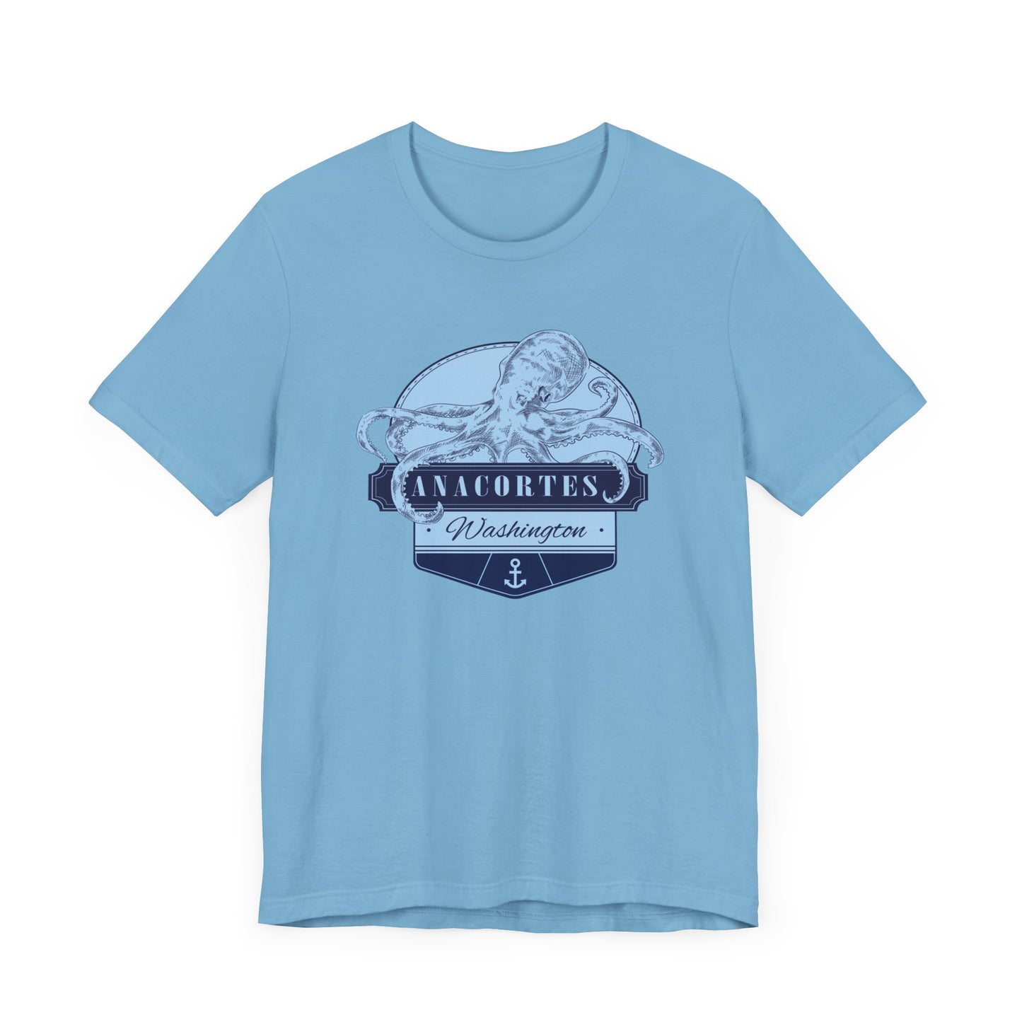 ANACORTES WA OCTOPUS Unisex Jersey Short Sleeve Tee
