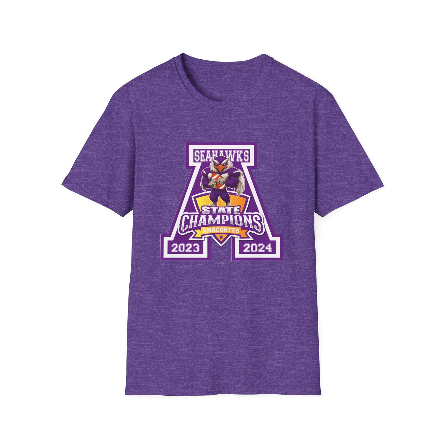 Copy of ANACORTES SEAHAWKS STATE CHAMP Unisex Softstyle T-Shirt
