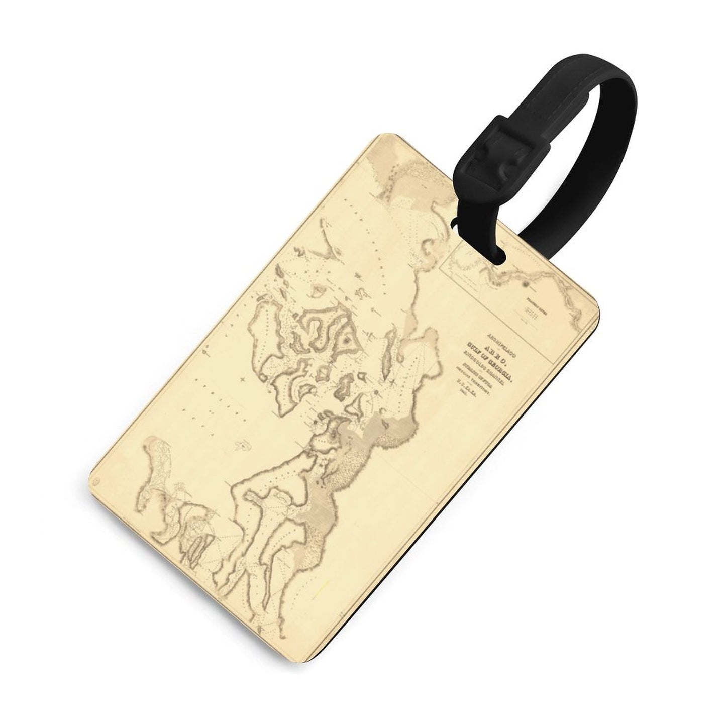 ANACORTES MAP Luggage Tag