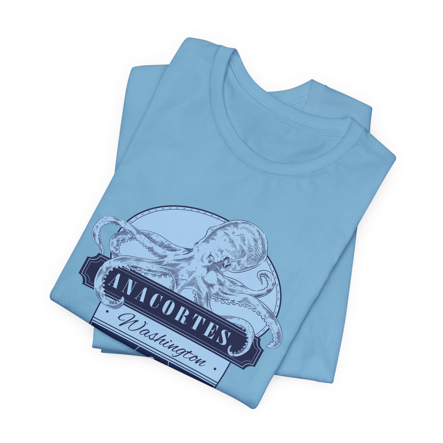 ANACORTES WA OCTOPUS Unisex Jersey Short Sleeve Tee
