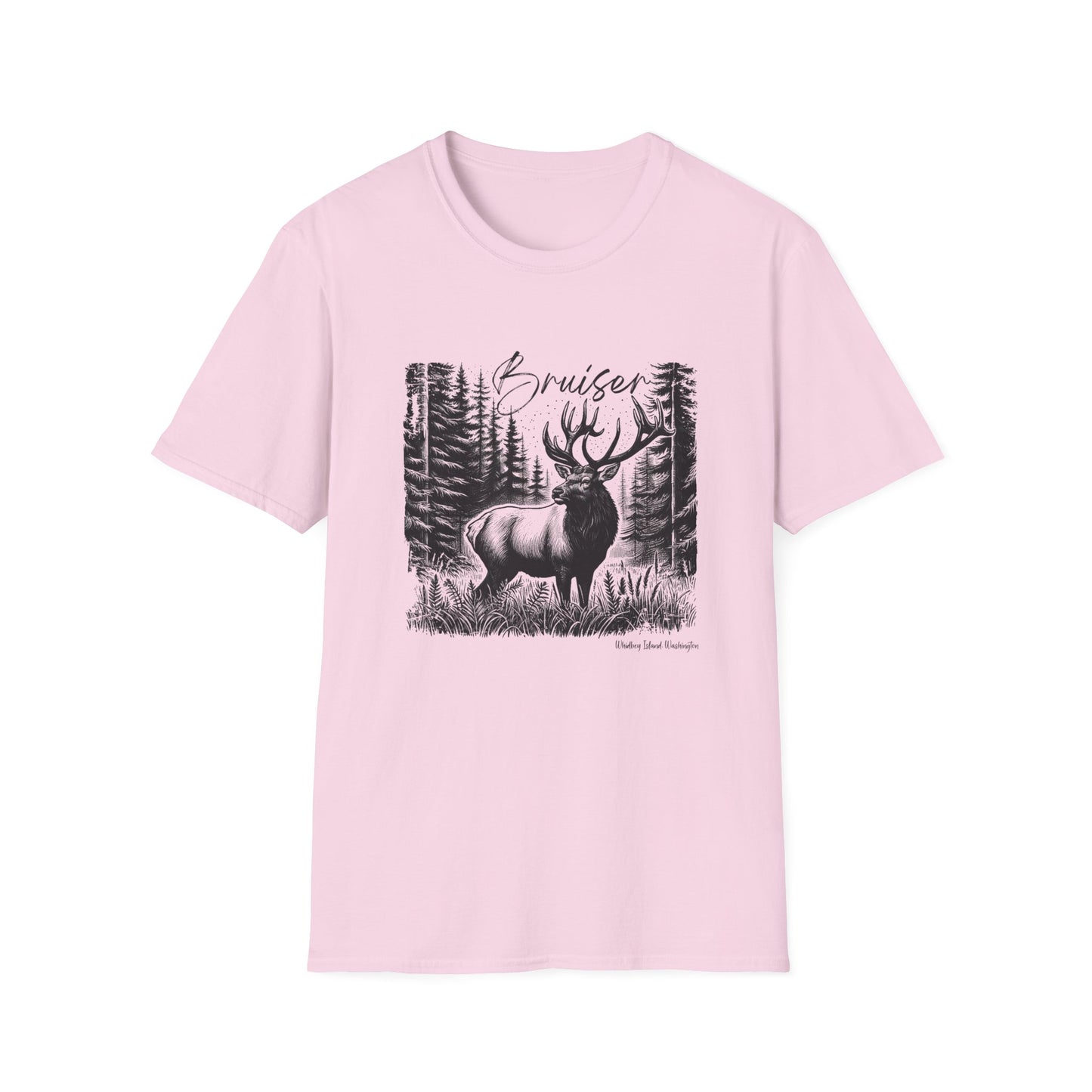 6 Bruiser - Whidbey Island Elk - Unisex Softstyle T-Shirt